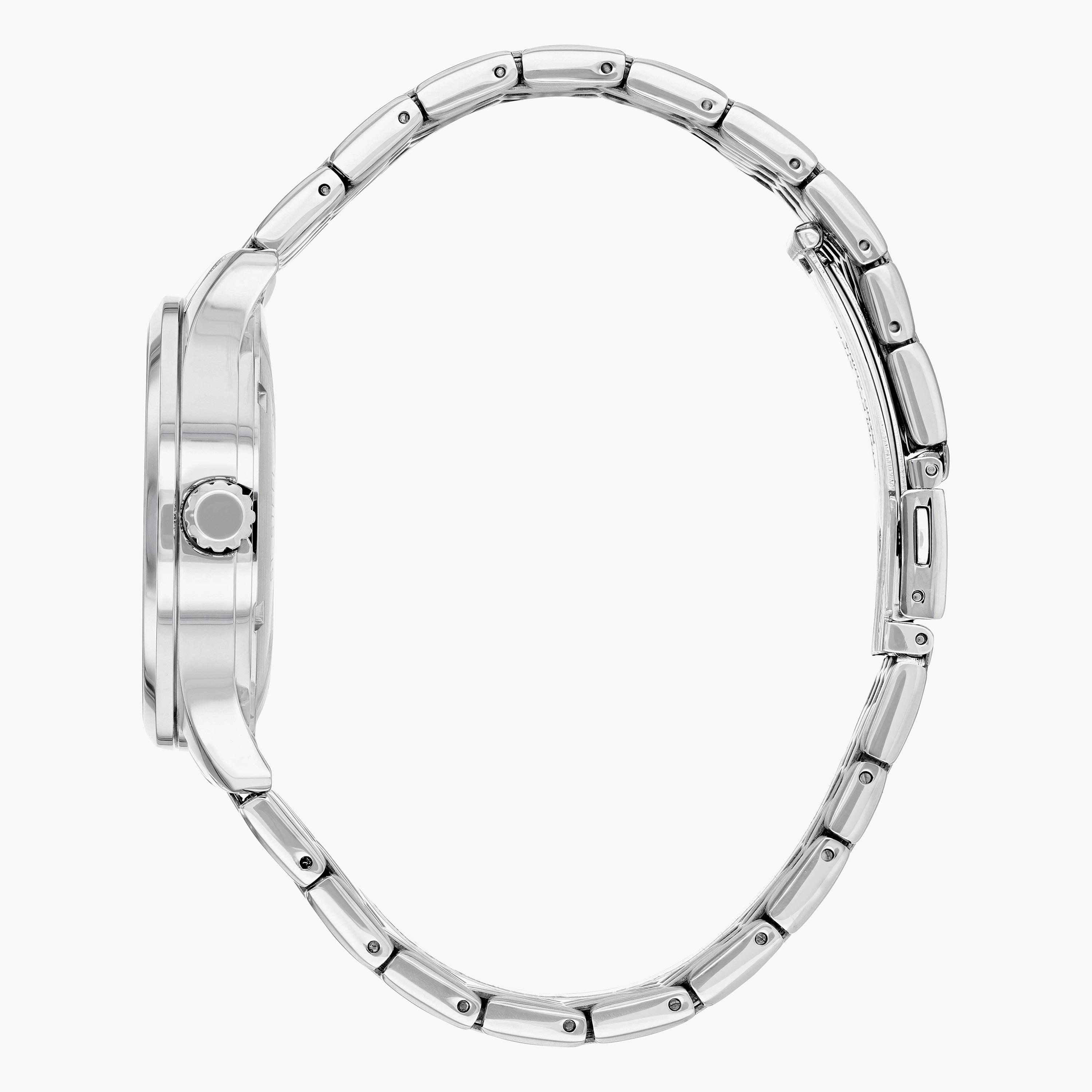 ساعة تناظرية فضيّة اليوم والتاريخ بحزام معدني للرجال من سيتيزن - NH8350 59L-men-watchesandjewellery-watches-image-3