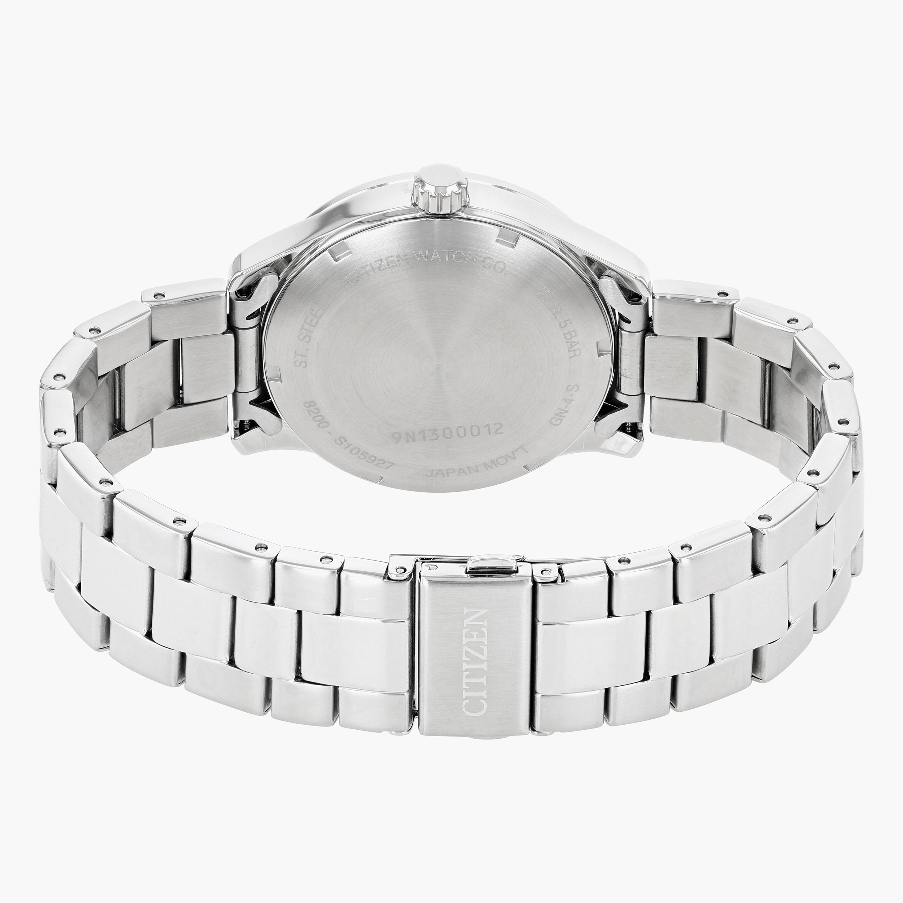 ساعة تناظرية فضيّة اليوم والتاريخ بحزام معدني للرجال من سيتيزن - NH8350 83A-men-watchesandjewellery-watches-image-2
