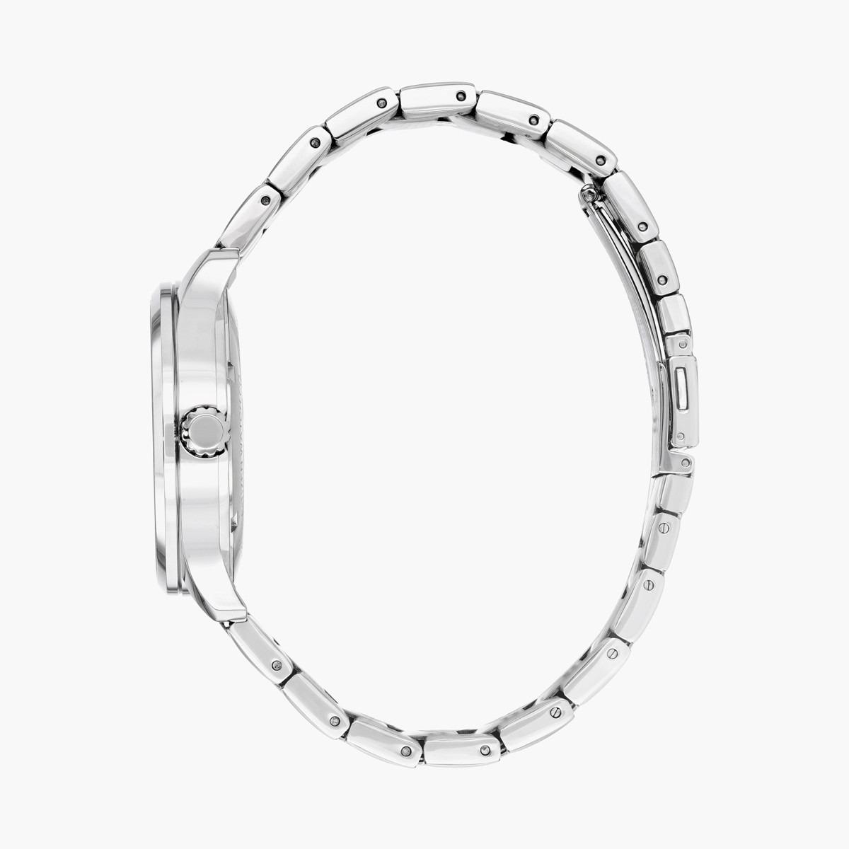 ساعة تناظرية فضيّة اليوم والتاريخ بحزام معدني للرجال من سيتيزن - NH8350 83L-men-watchesandjewellery-watches-image-3
