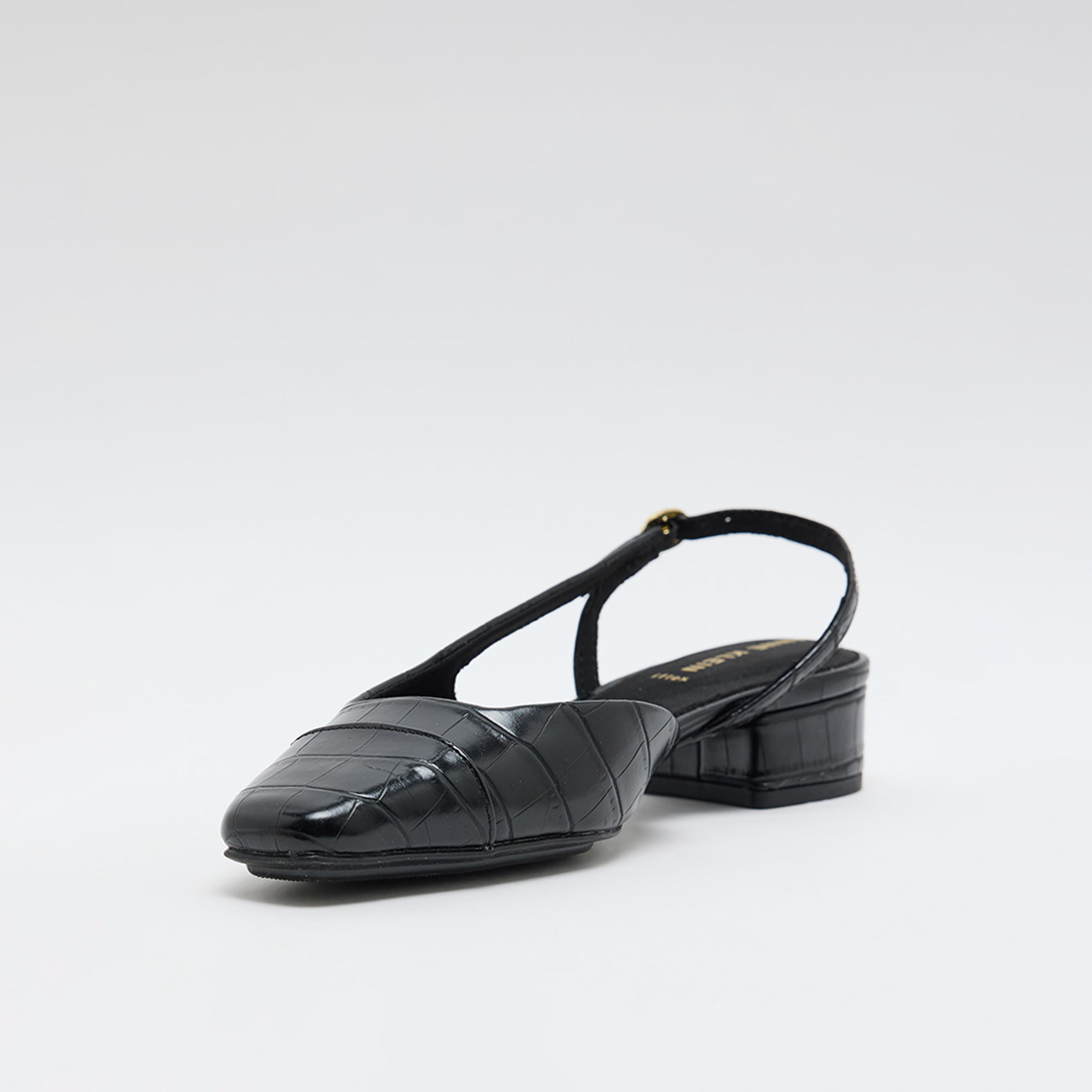 Anne Klein Women's Buckle Nia Block Pumps | NIA01F9-women-shoes-sandals-heeled-image-1