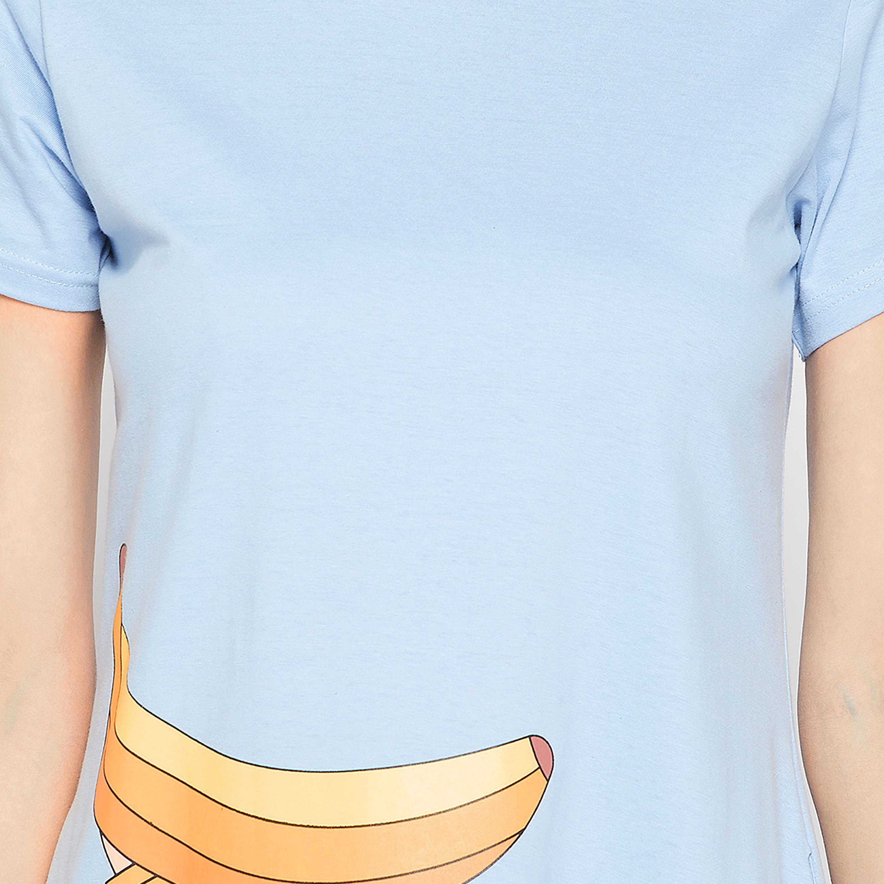 Clovia Graphic Round Neck Night Dress-women-clothing-nightwear-nighties-image-4
