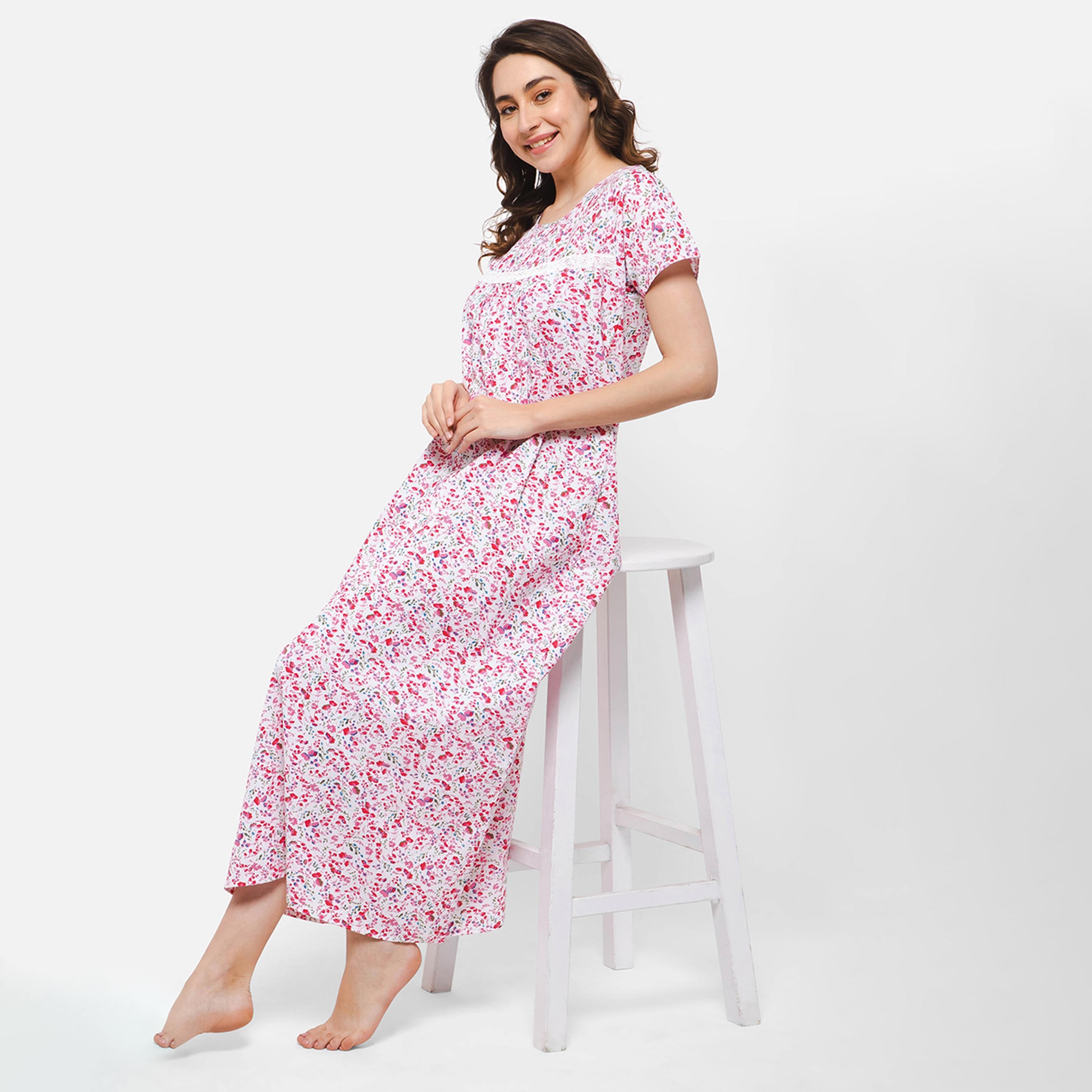 ????? ??? ????? ???? ????? ??????? ?????? ?????? - 100% ??? ?? ??????-women-clothing-nightwear-nighties-image-3