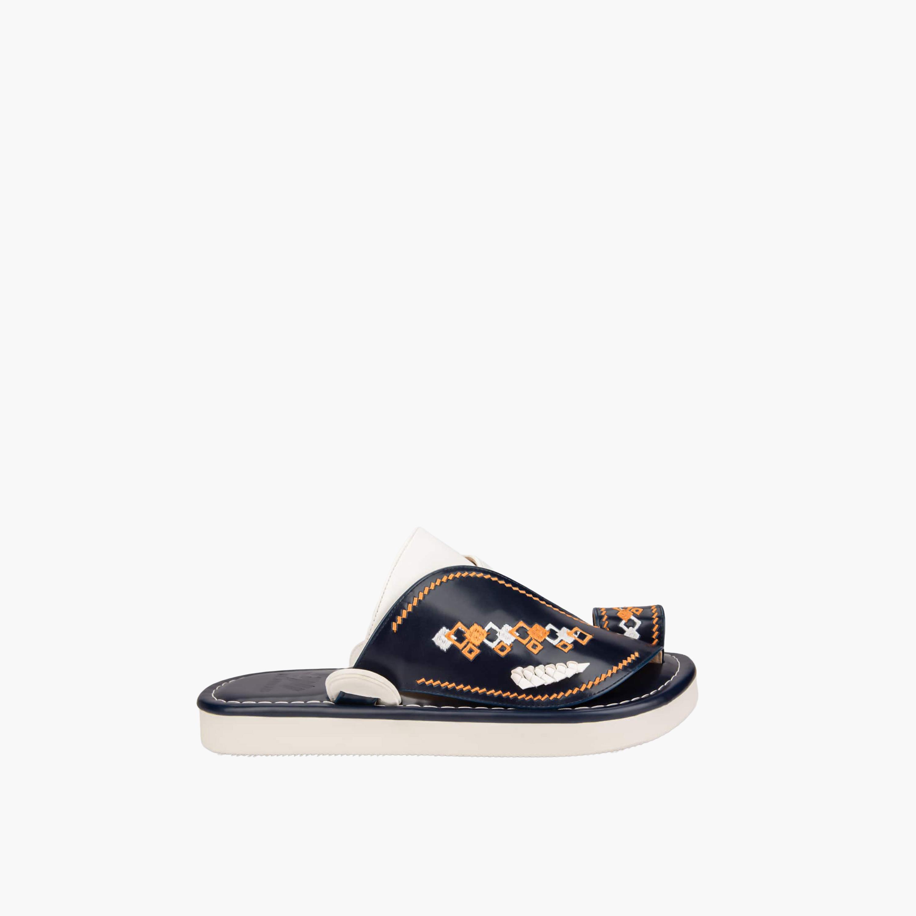 Alarrab Men's Slip On Oriental Slide Sandals | NSE-346-5005-men-shoes-sandals-image-1