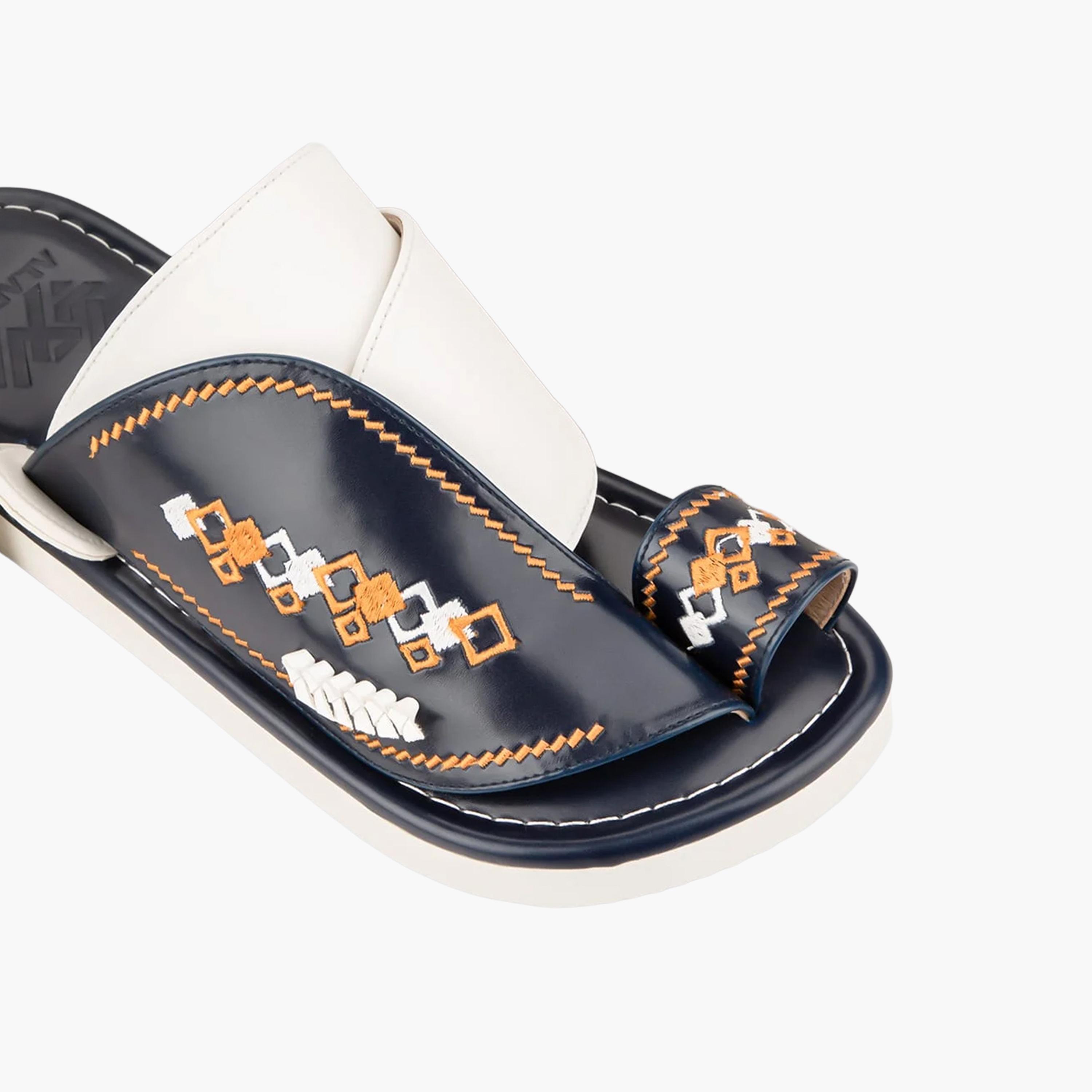 Alarrab Men's Slip On Oriental Slide Sandals | NSE-346-5005-men-shoes-sandals-image-2