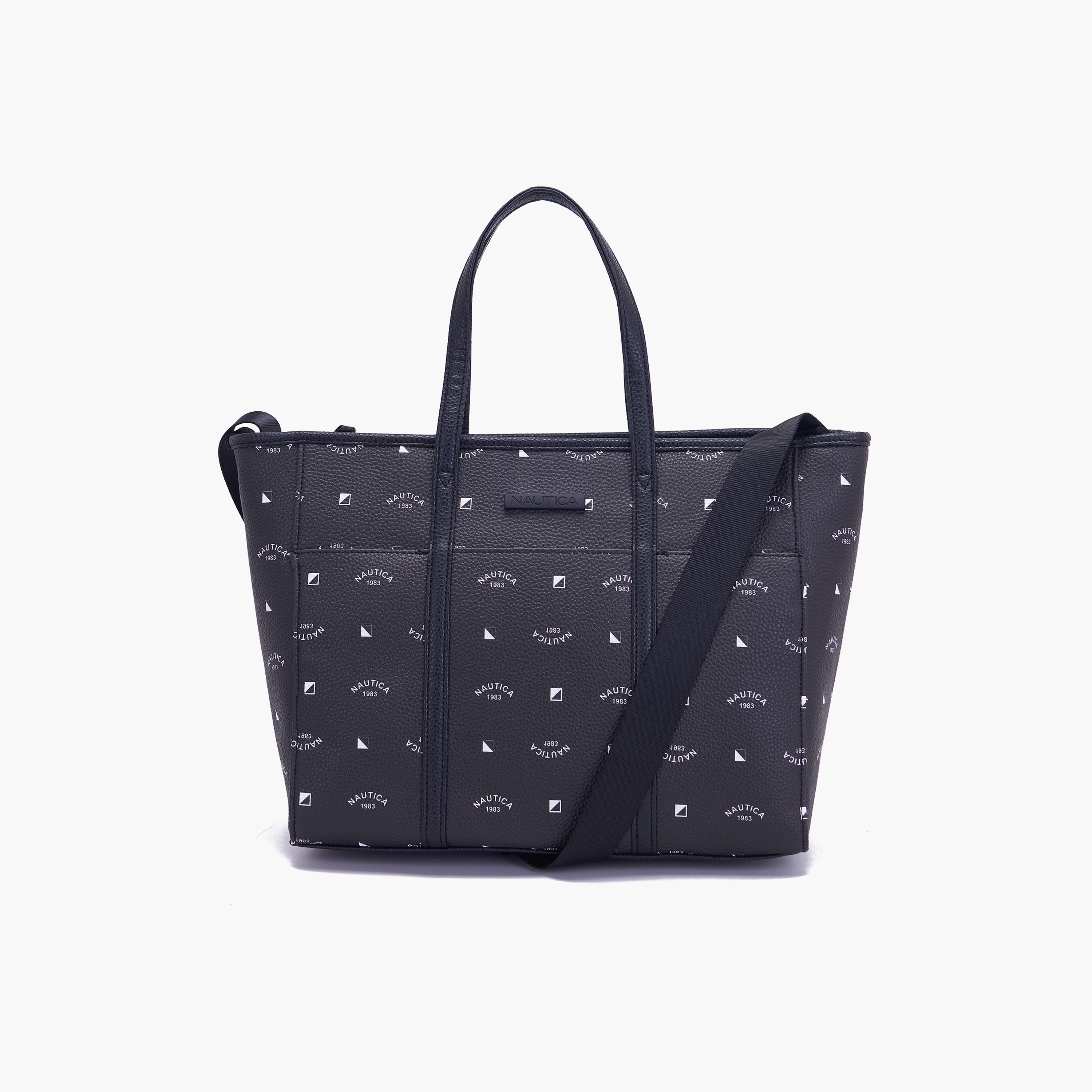 Nautica Monogram Tote Bag with Detachable Strap