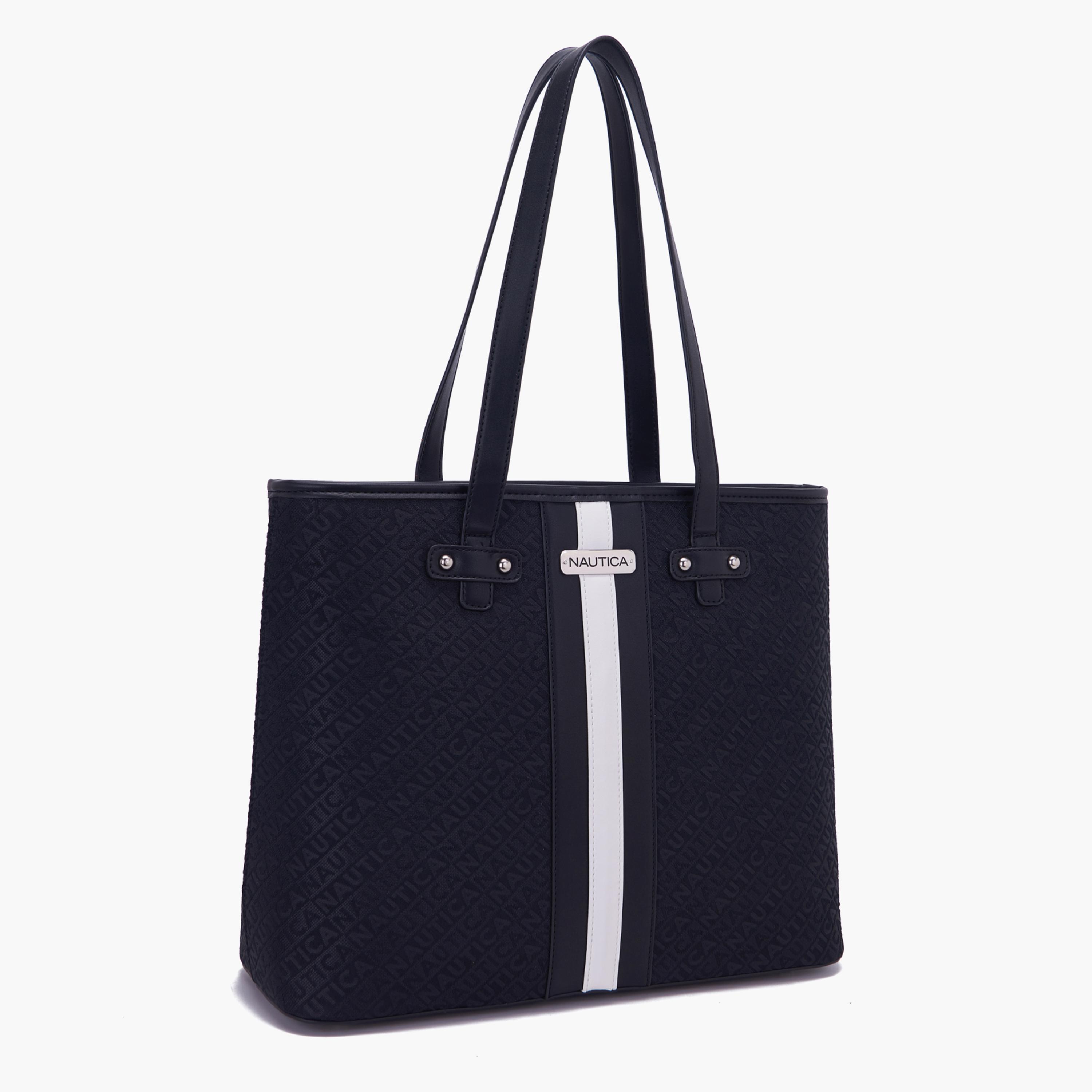 Nautica tote bag black on sale