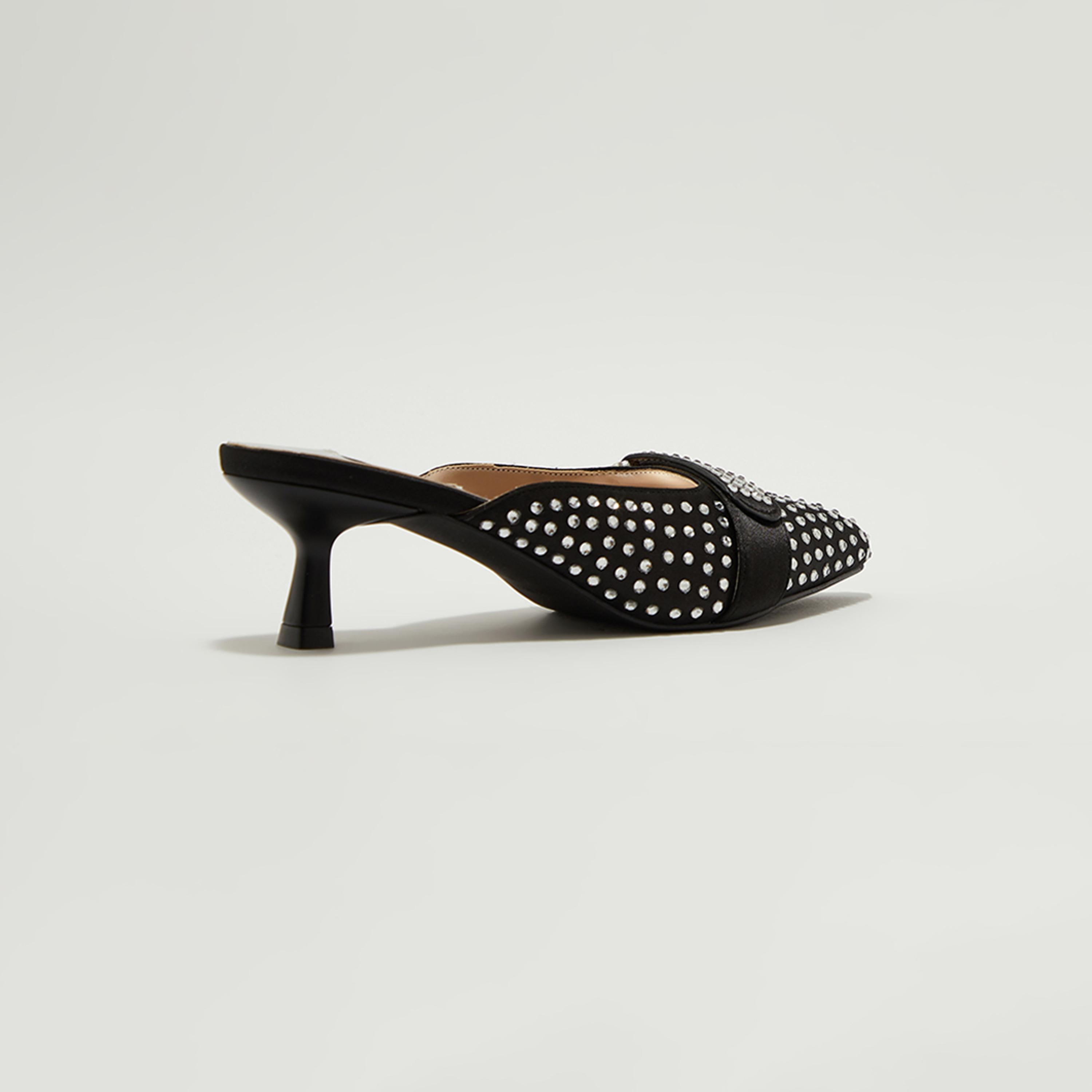 حذاء ميولز بكعب كريستالي للنساء من ناين ويست | NWAARON-AK-women-shoes-heels-image-2