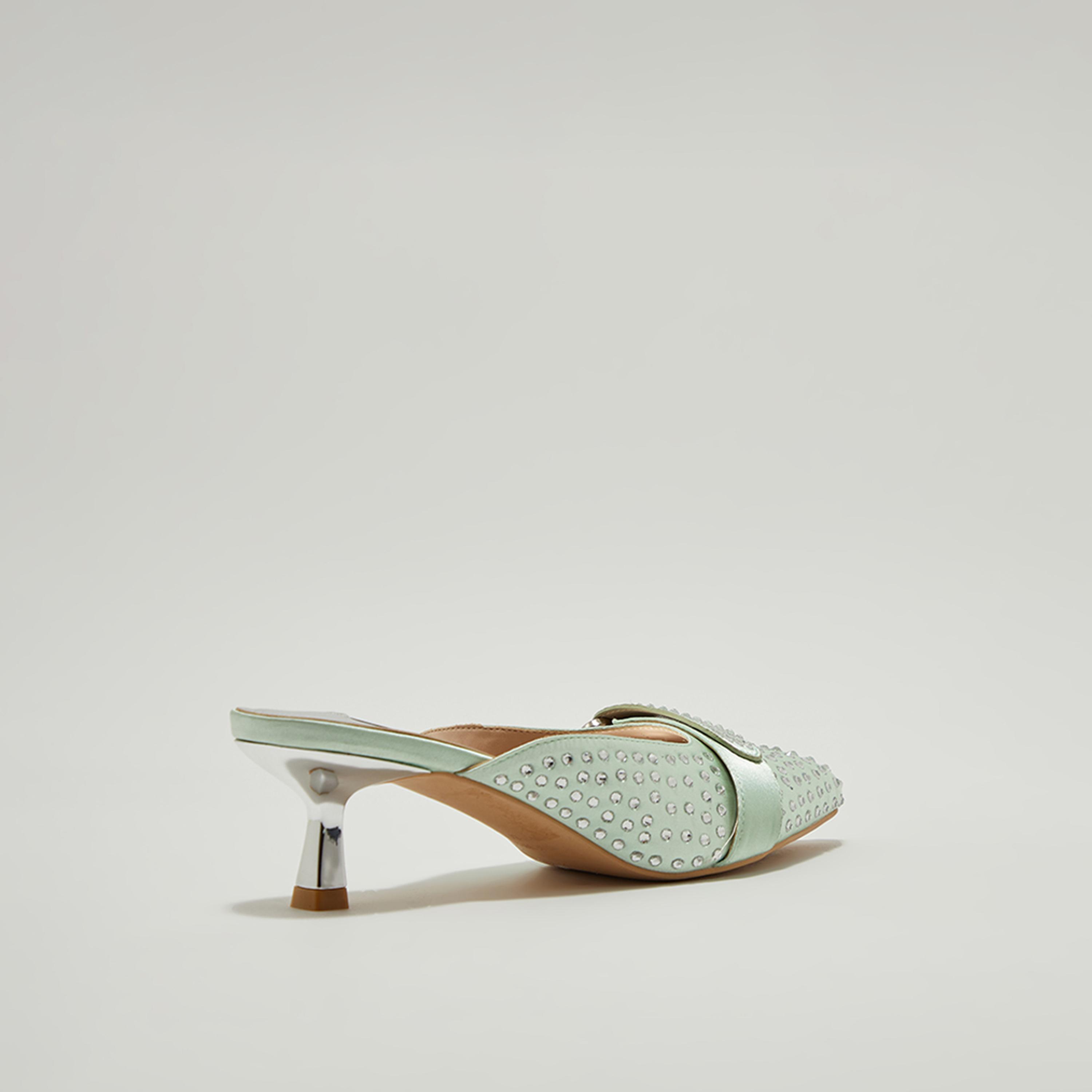 حذاء ميولز بكعب كريستالي للنساء من ناين ويست | NWAARON-AK-women-shoes-heels-image-7