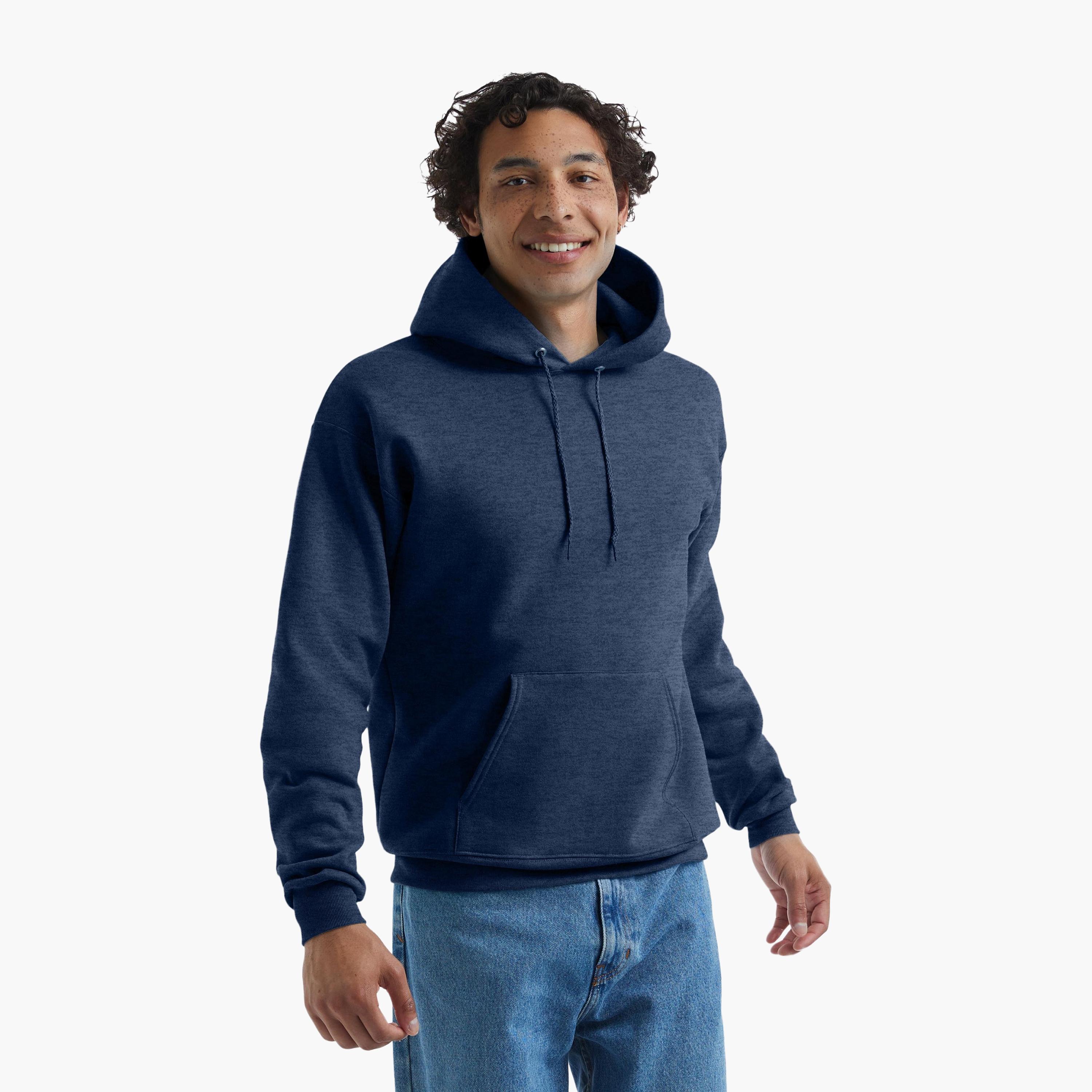هودي رجالي ملون بياقة بغطاء للرأس وأكمام طويلة من هانيس-men-winterwear-hoodiesandsweatshirts-image-1