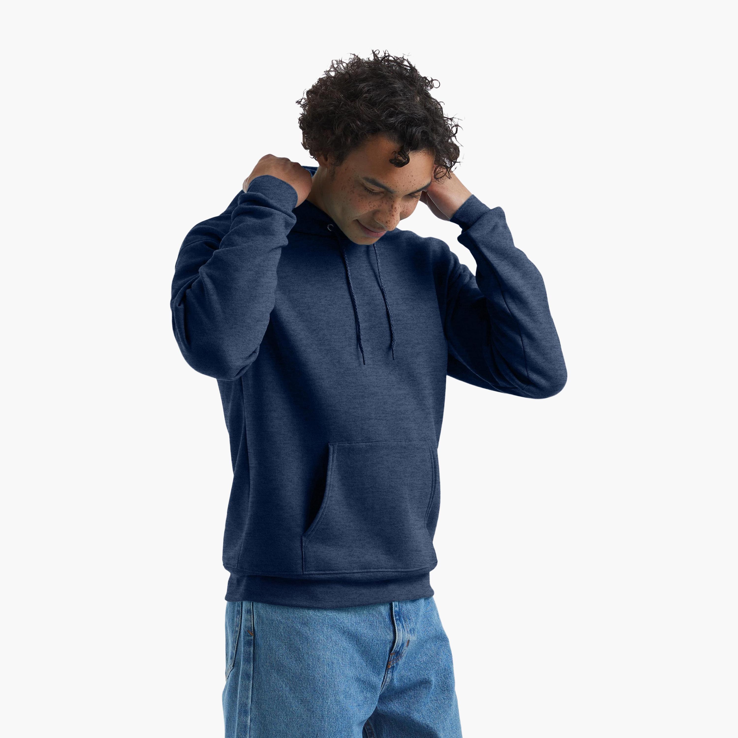 هودي رجالي ملون بياقة بغطاء للرأس وأكمام طويلة من هانيس-men-winterwear-hoodiesandsweatshirts-image-5