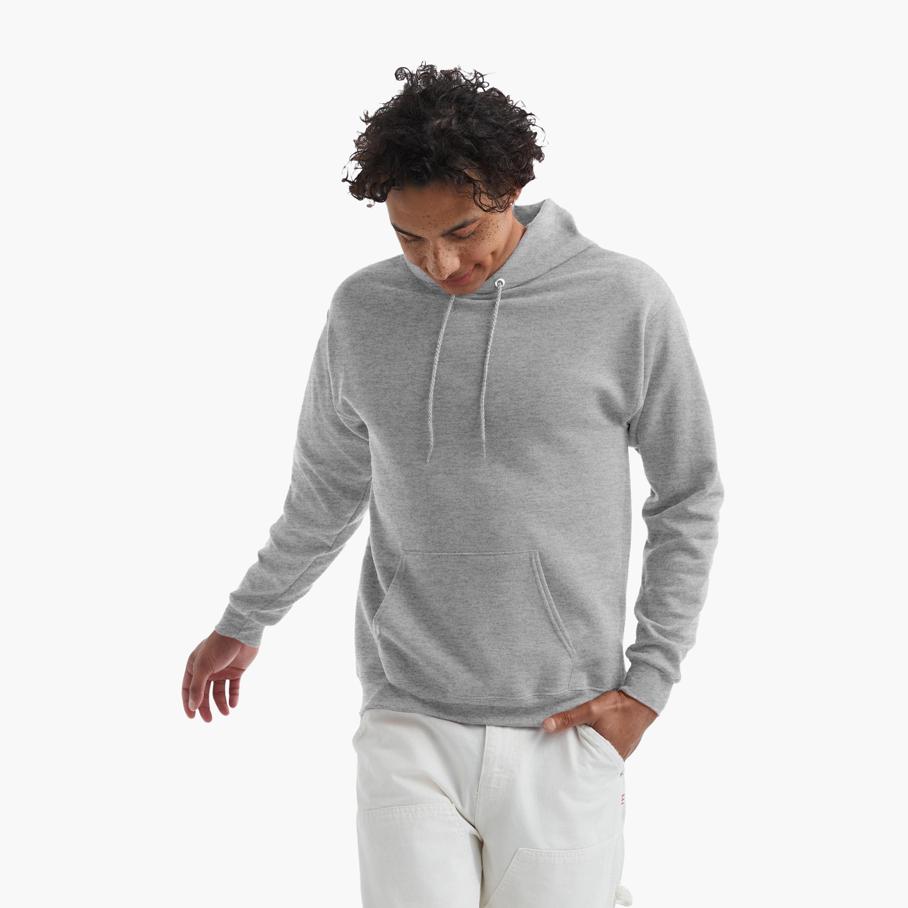 هودي رجالي ملون بياقة بغطاء للرأس وأكمام طويلة من هانيس-men-winterwear-hoodiesandsweatshirts-image-1