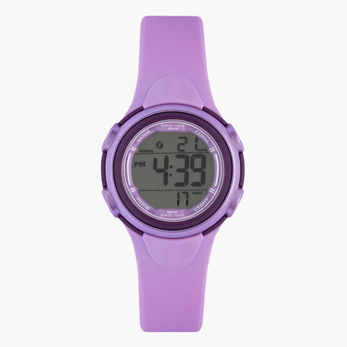 ساعة تناظرية رقميّة بقرص رمادي للجنسين من لي كوبر أوريجينالز - ORG05201.028-men-watchesandjewellery-watches-image-1
