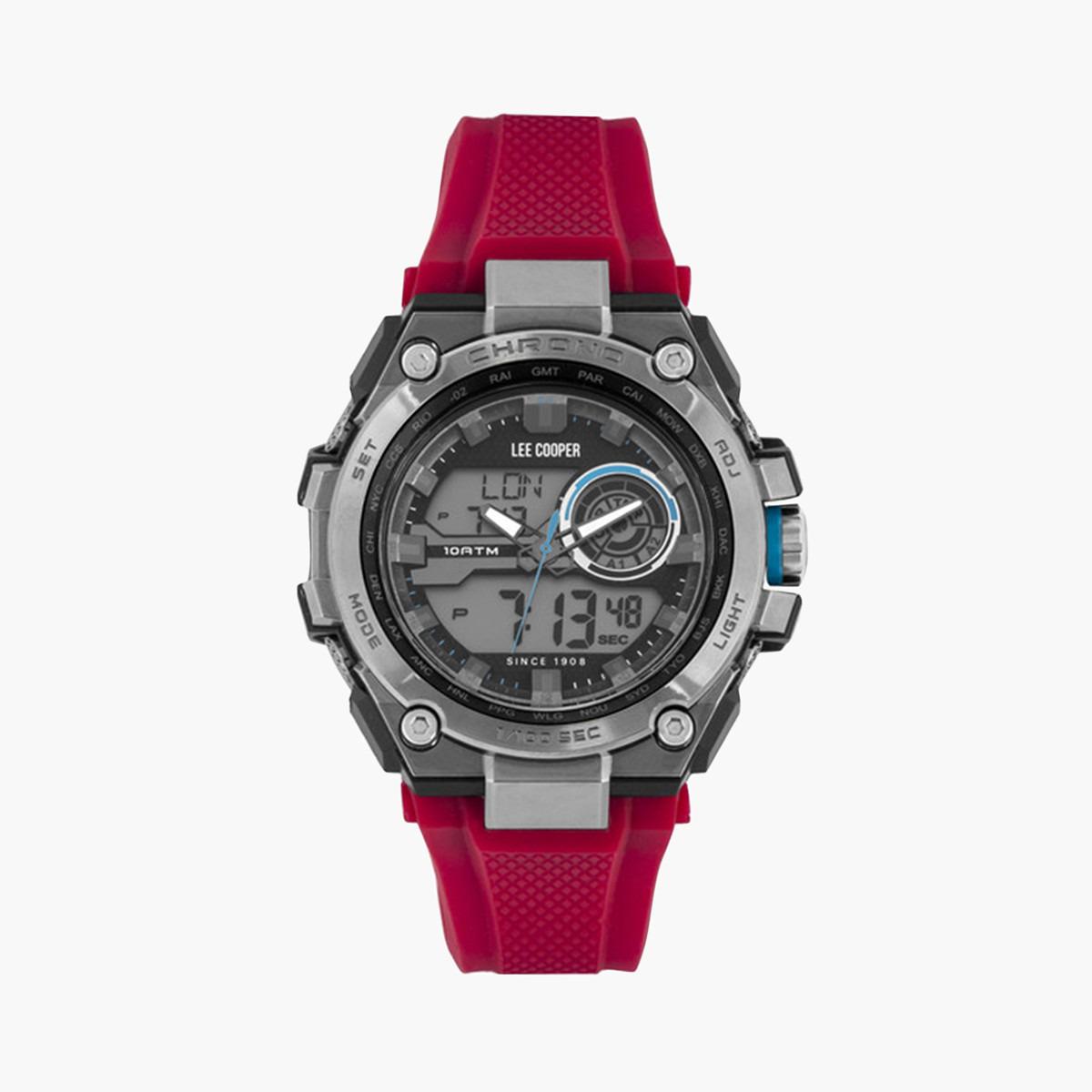 Lee Cooper Originals Mens Analog-Digital Black Dial Watch ORG05404.028-men-watchesandjewellery-watches-image-1