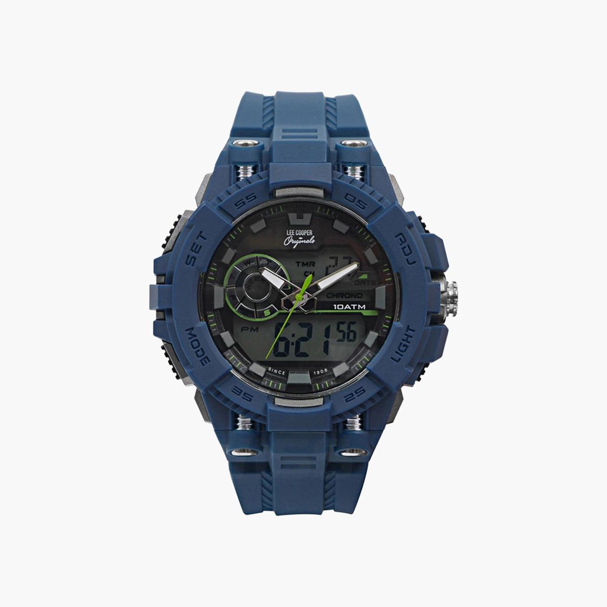 Lee Cooper Originals Mens Analog-Digital Grey Dial Watch ORG05407.929-men-watchesandjewellery-watches-image-1