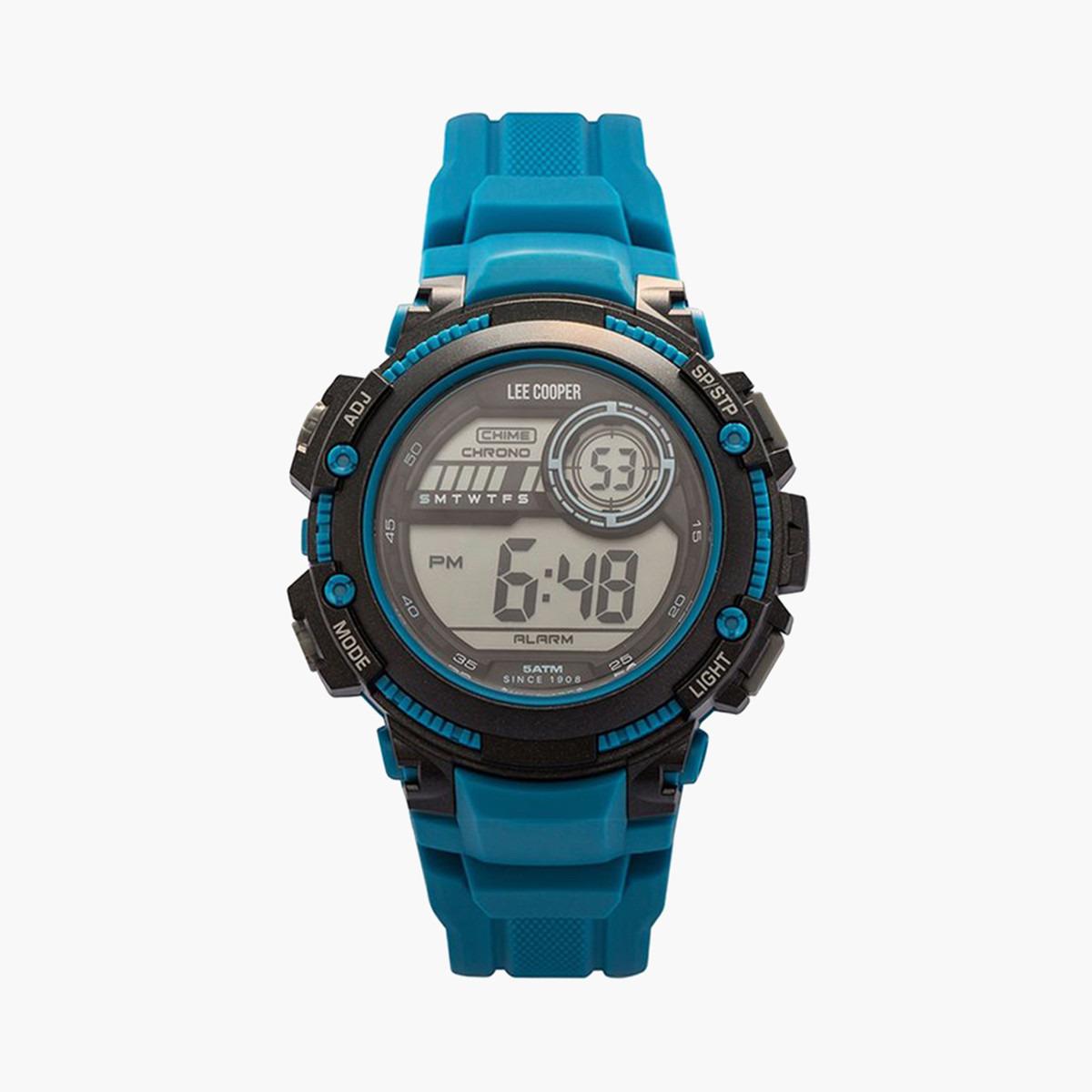 ساعة رقميّة بقرص أسود للرجال من لي كوبر أوريجينالز - ORG05607.629-men-watchesandjewellery-watches-image-1