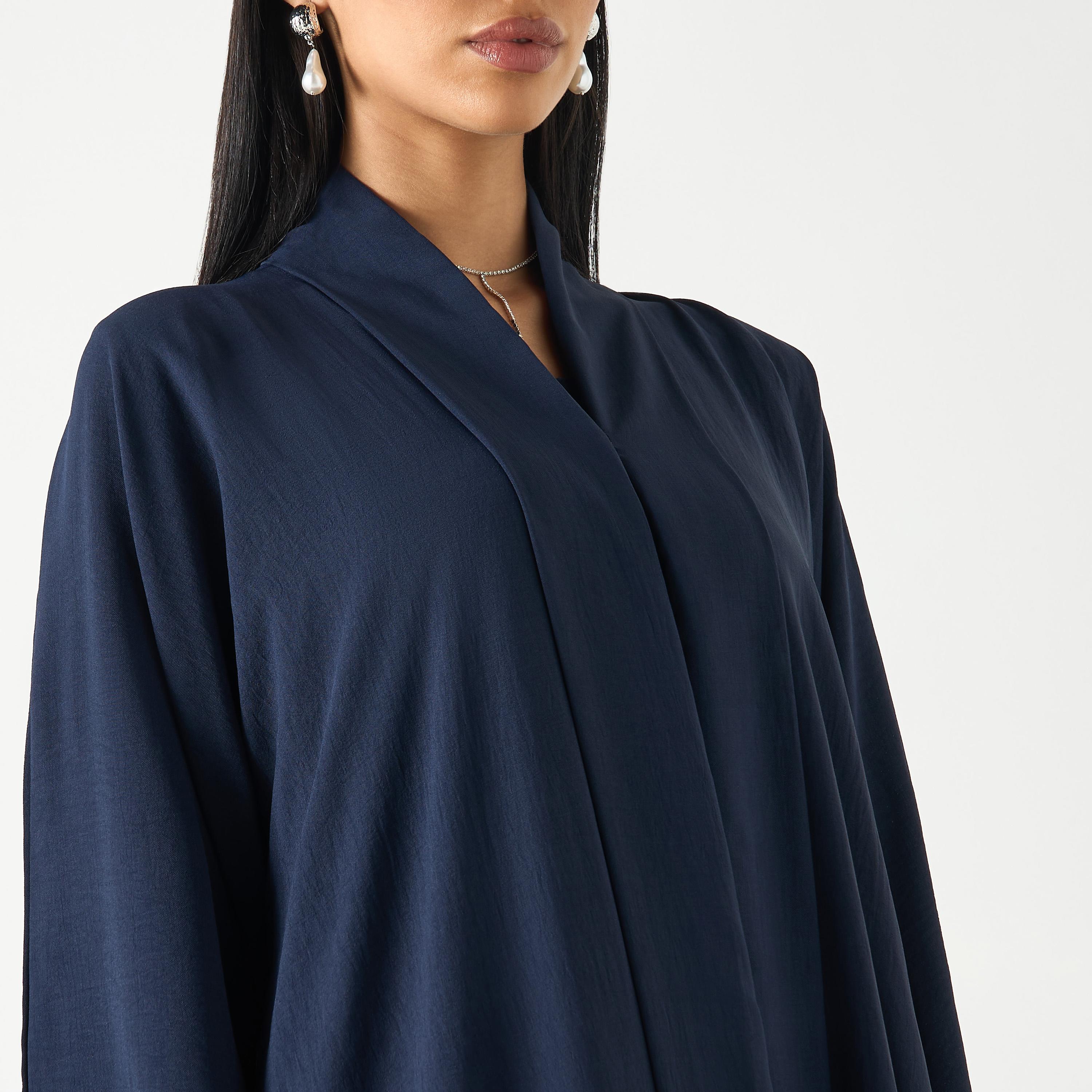 Hadiyath Al Madinah Solid Abaya-women-arabicclothing-abayas-image-3