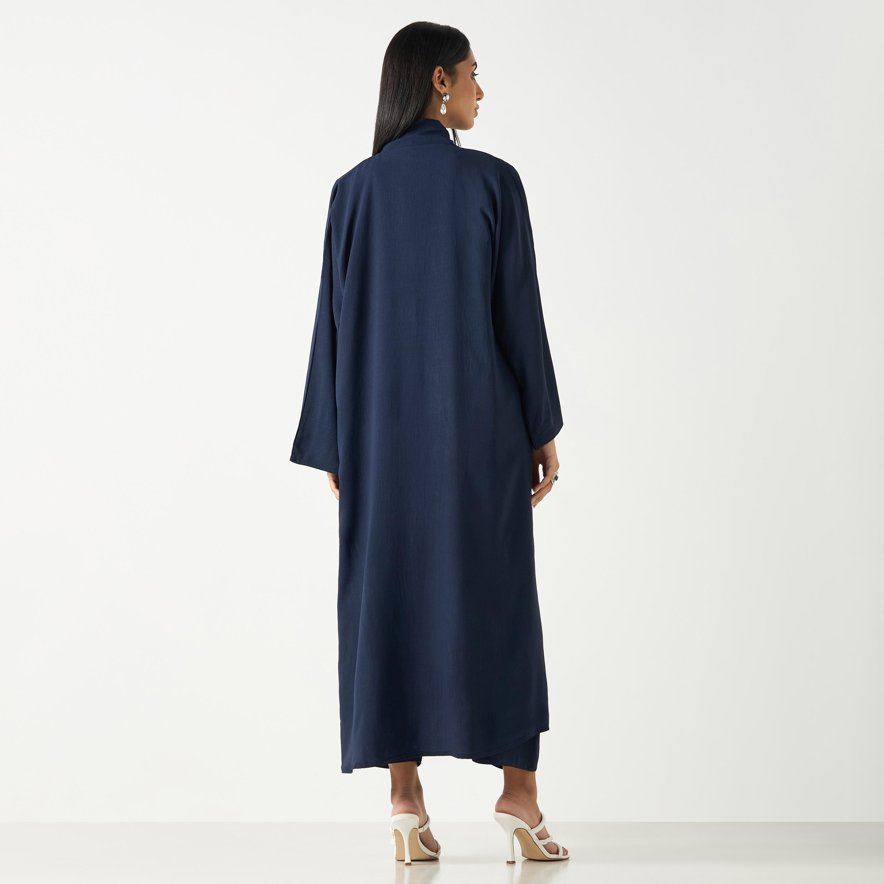 Hadiyath Al Madinah Solid Abaya-women-arabicclothing-abayas-image-7