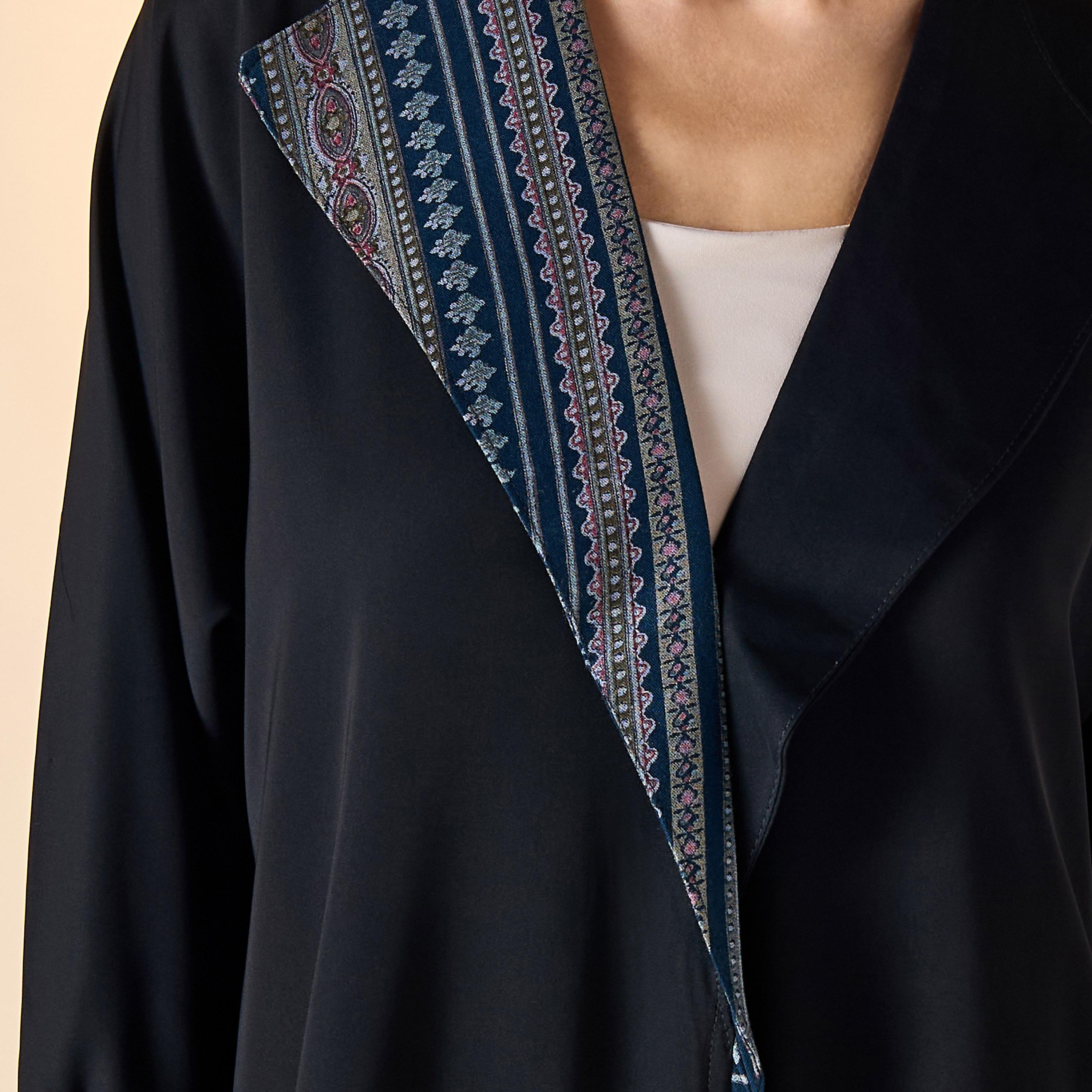 Hadiyath Al Madinah Printed Abaya with Hijab-women-arabicclothing-abayas-image-6