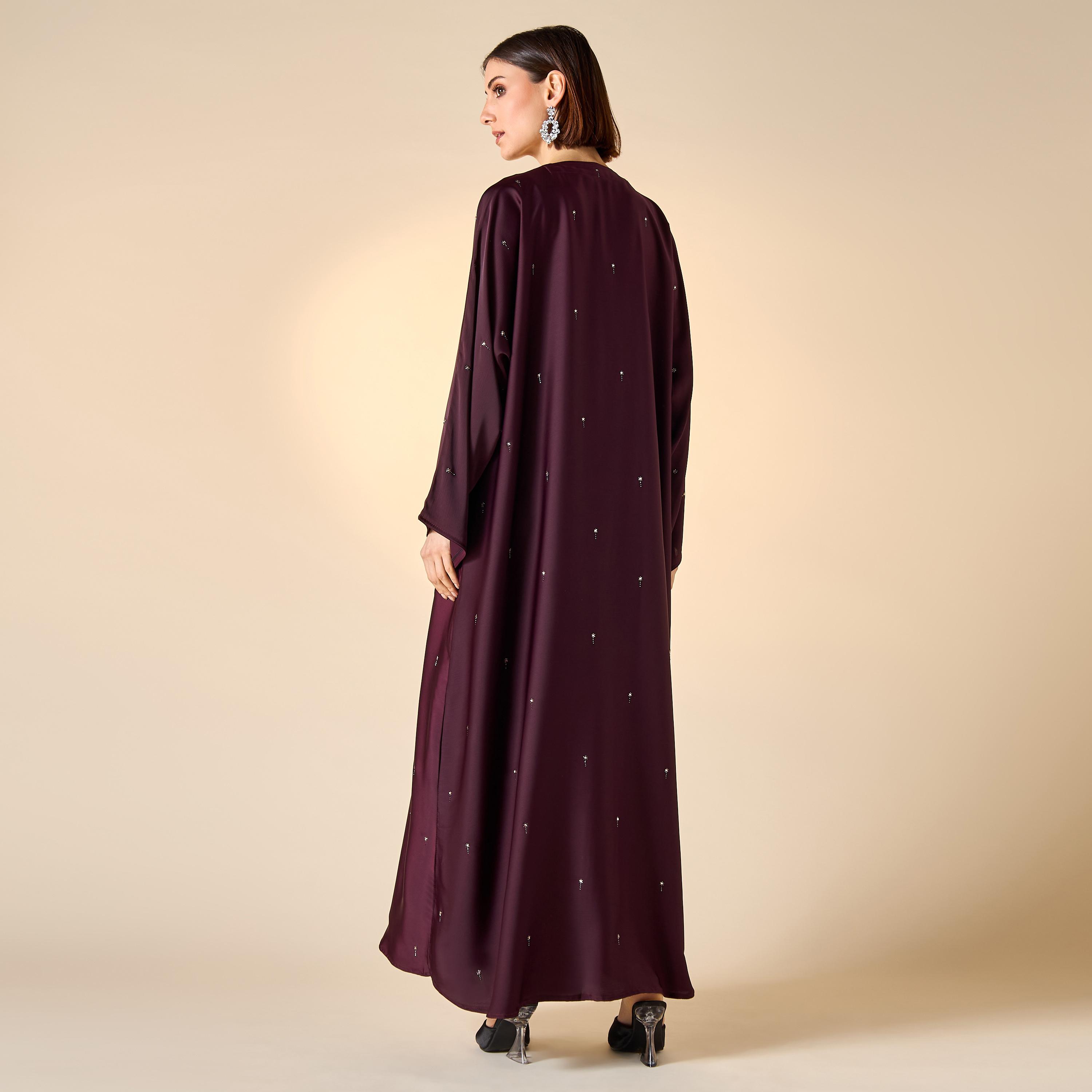 عباية بشت مطرّزة مع حجاب من هدية المدينة-women-arabicclothing-abayas-image-5