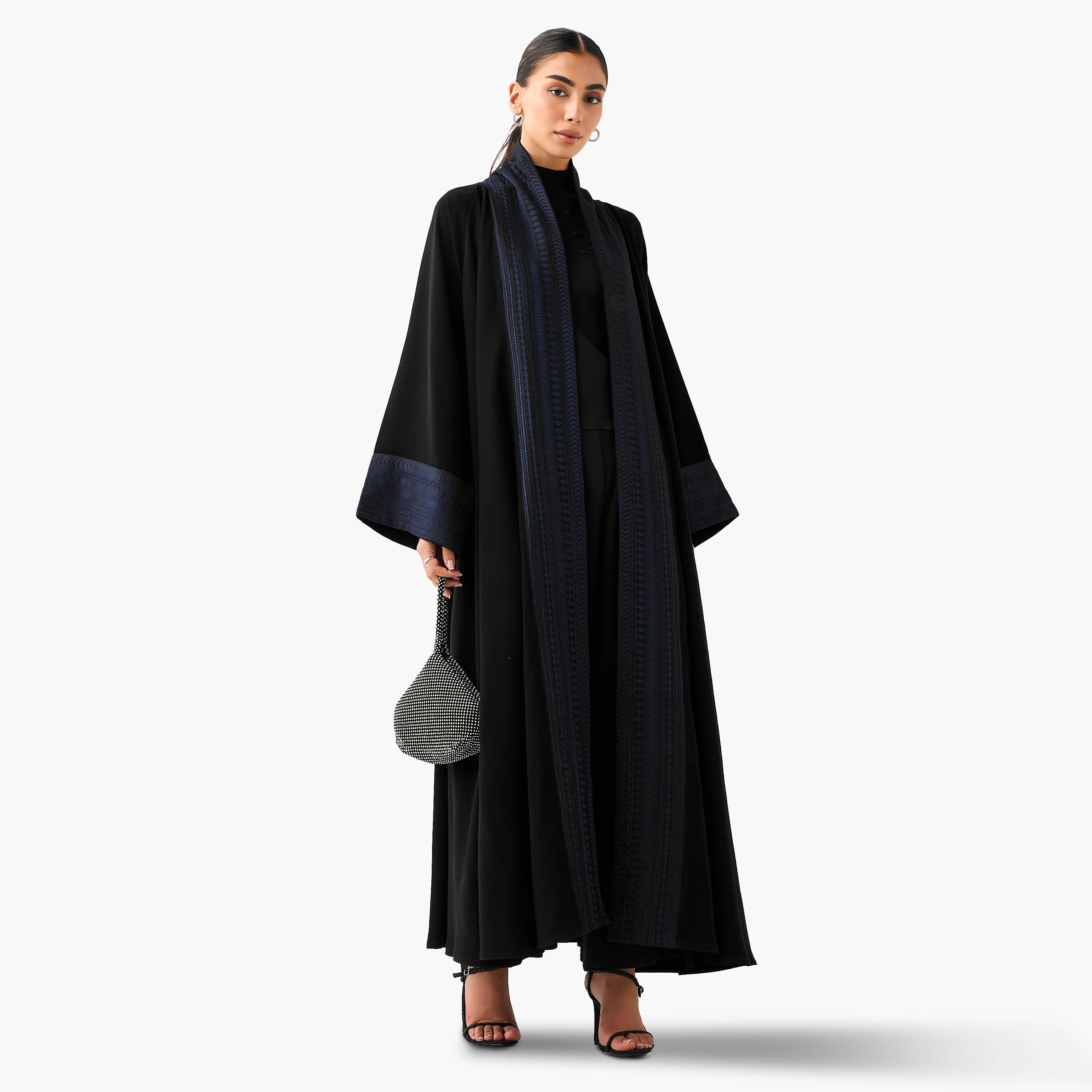 Hadiyath Al Madinah Embroidered Abaya-women-arabicclothing-abayas-image-1