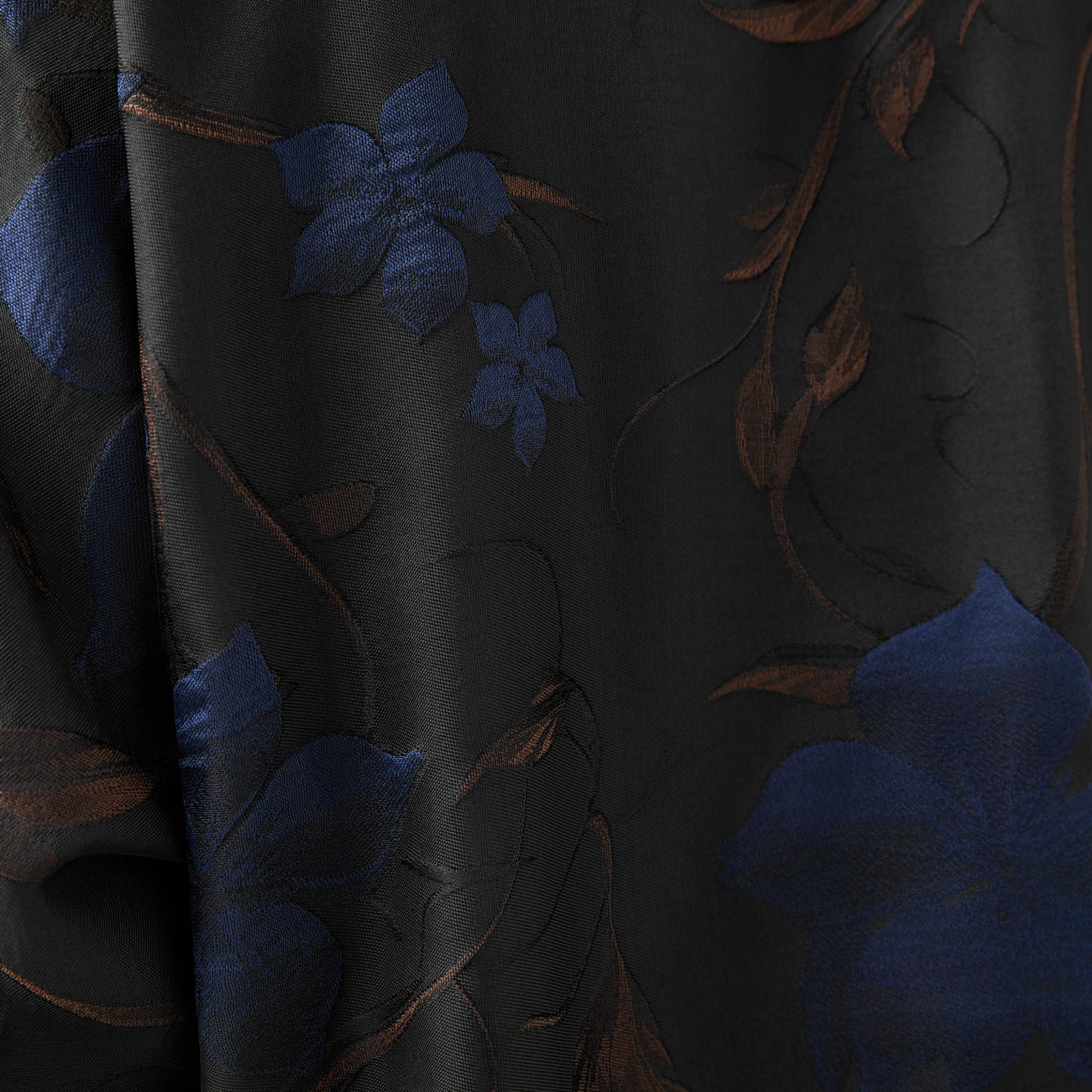 Hadiyath Al Madinah Floral Texture Abaya with Hijab-women-arabicclothing-abayas-image-8