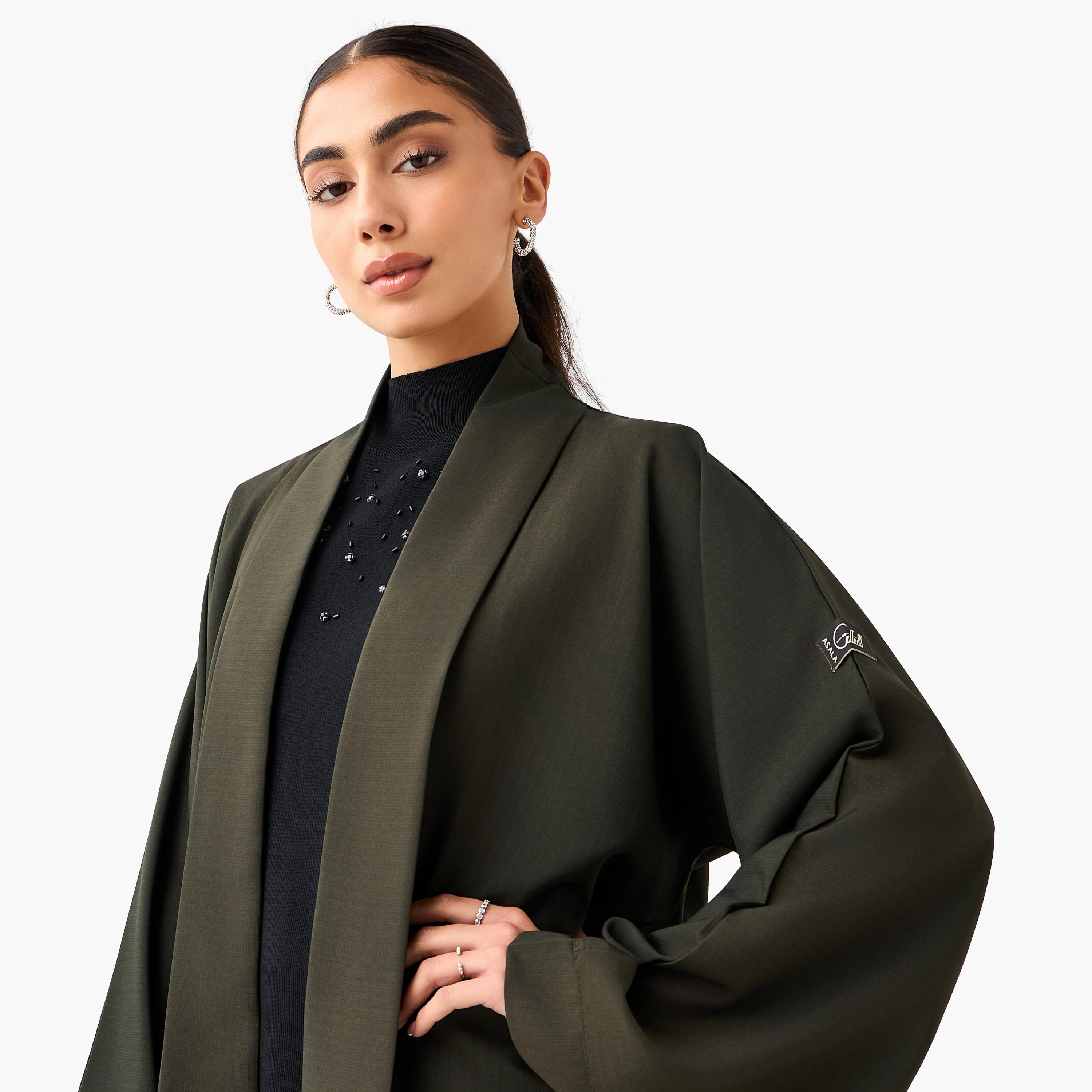 Hadiyath Al Madinah Panelled Abaya with Hijab-women-arabicclothing-abayas-image-6