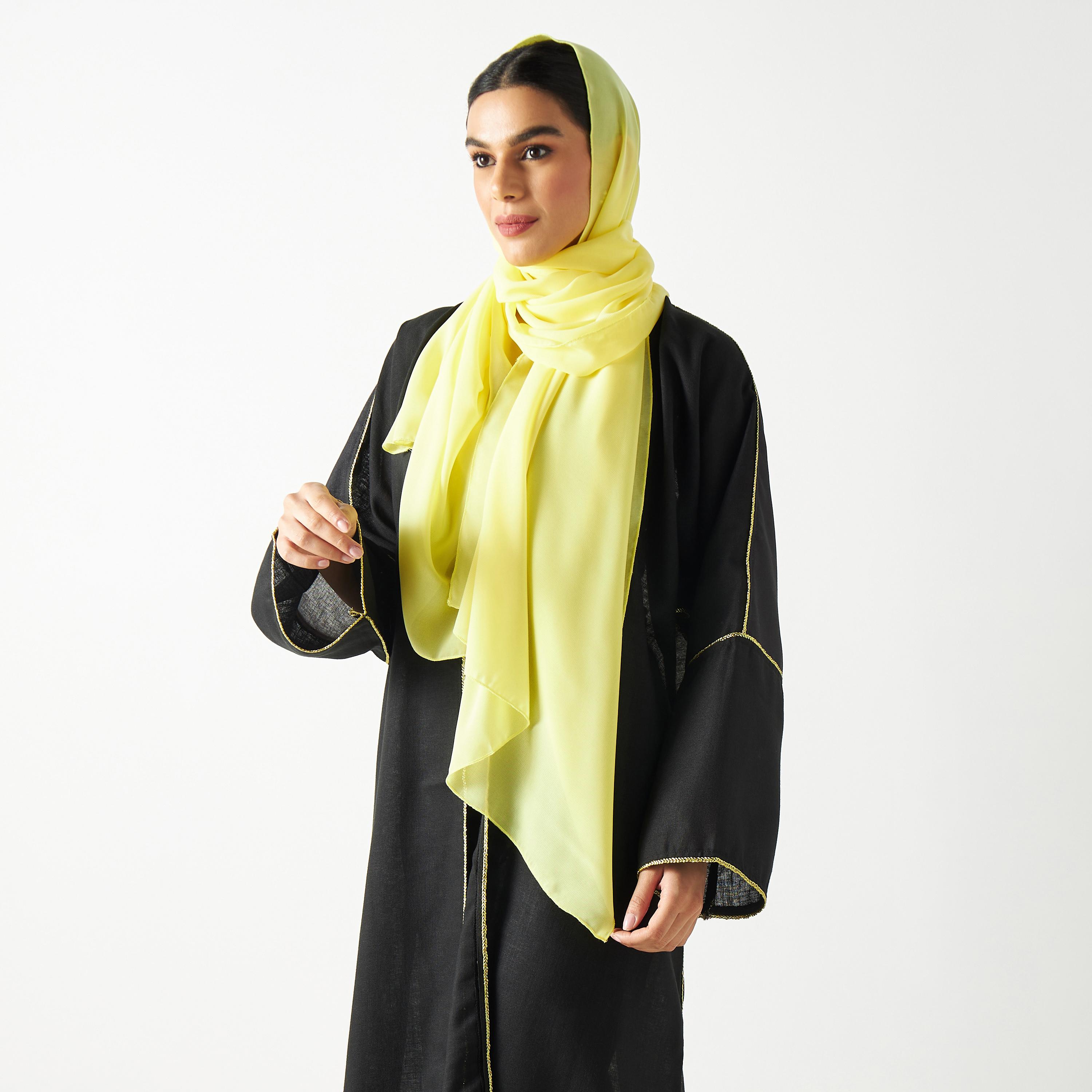 Printed Abaya with Hijab-women-arabicclothing-abayas-image-2
