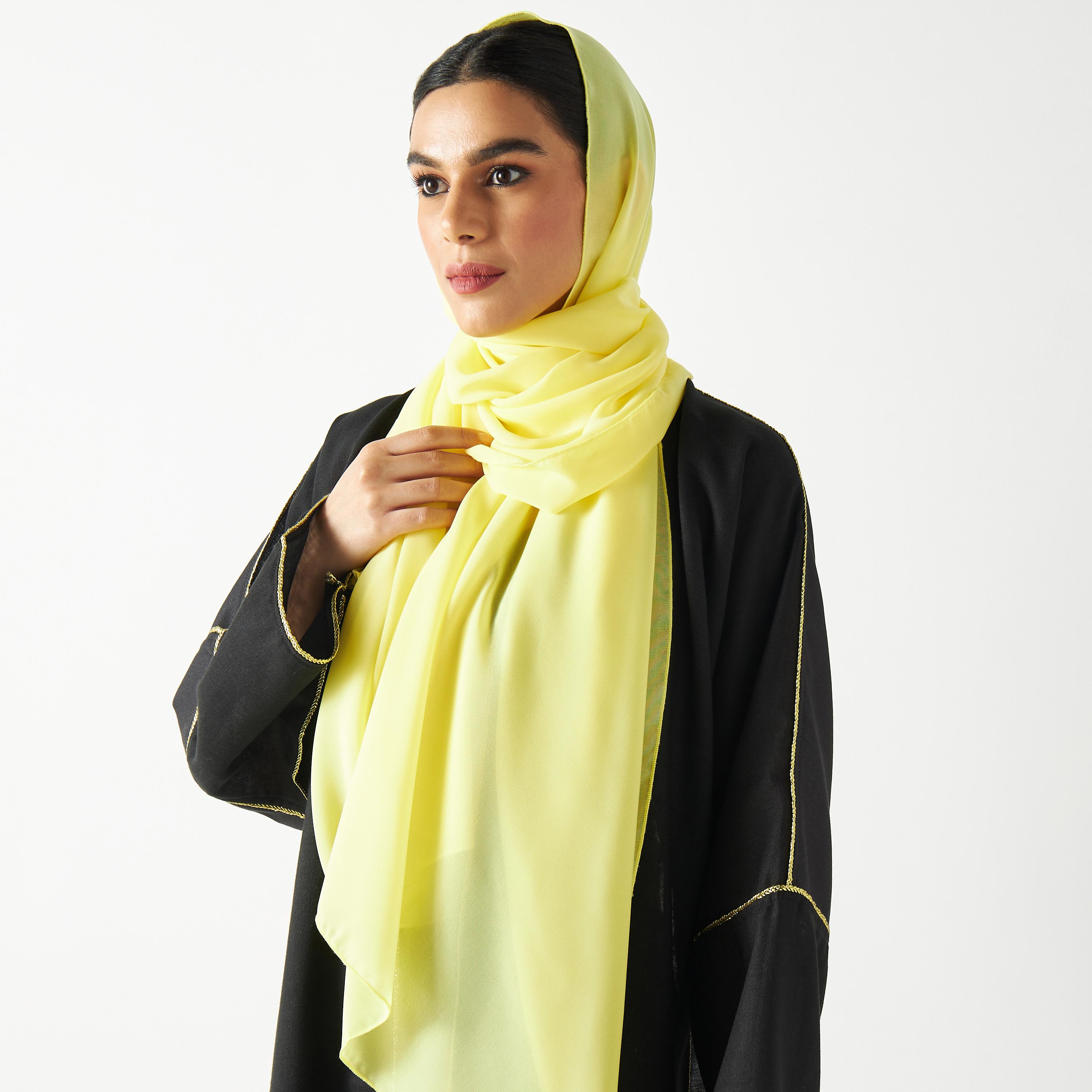 Printed Abaya with Hijab-women-arabicclothing-abayas-image-3
