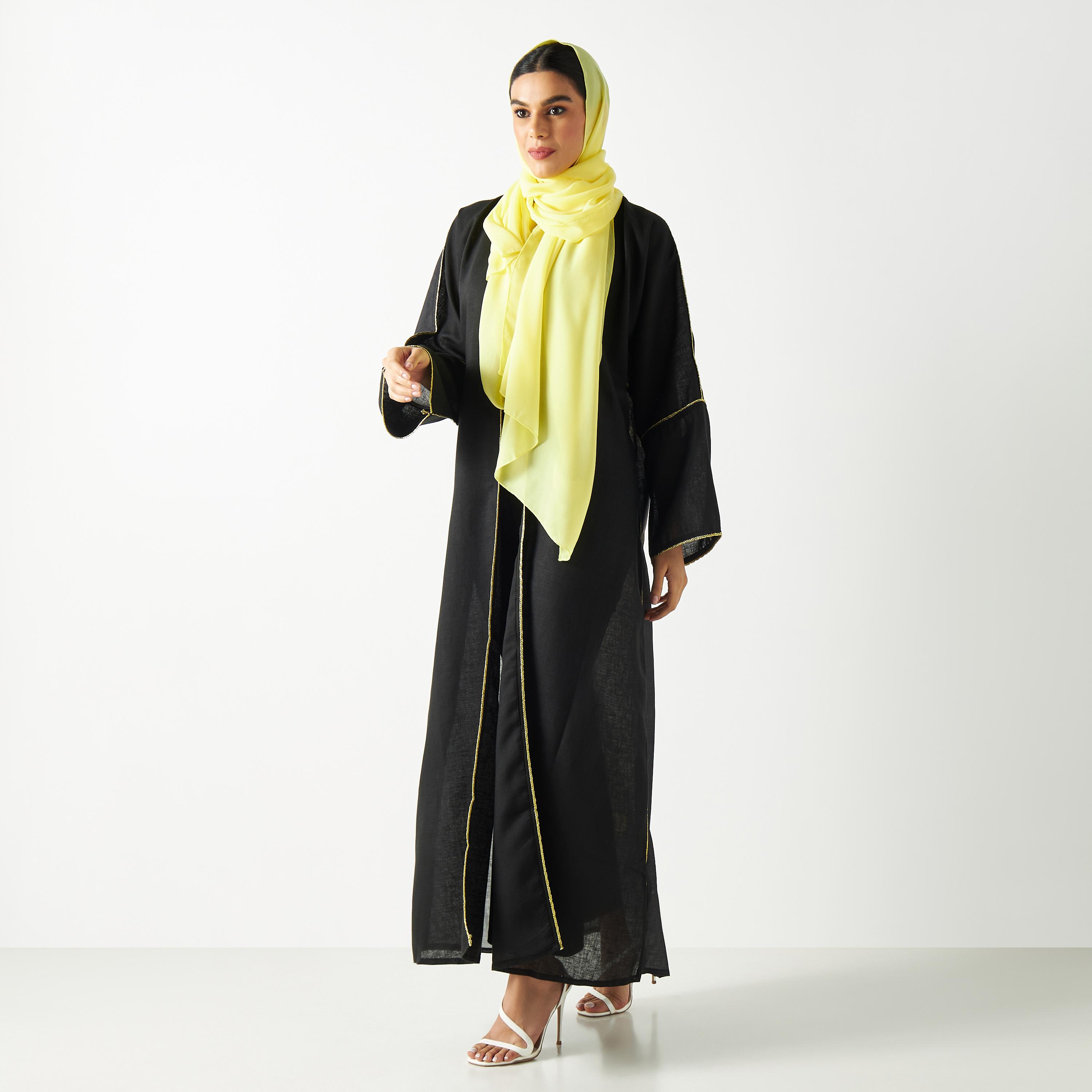 Printed Abaya with Hijab-women-arabicclothing-abayas-image-4