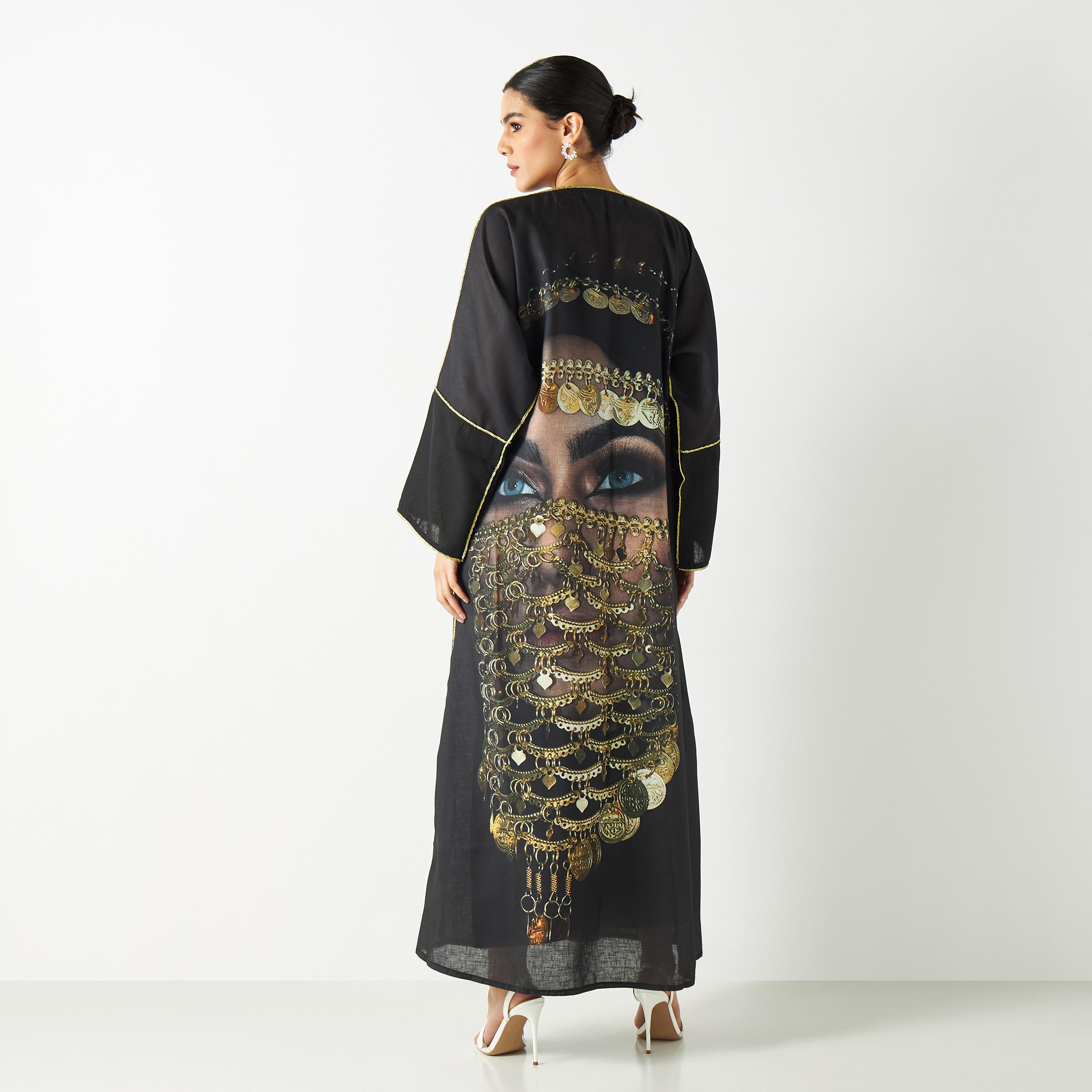 Printed Abaya with Hijab-women-arabicclothing-abayas-image-6