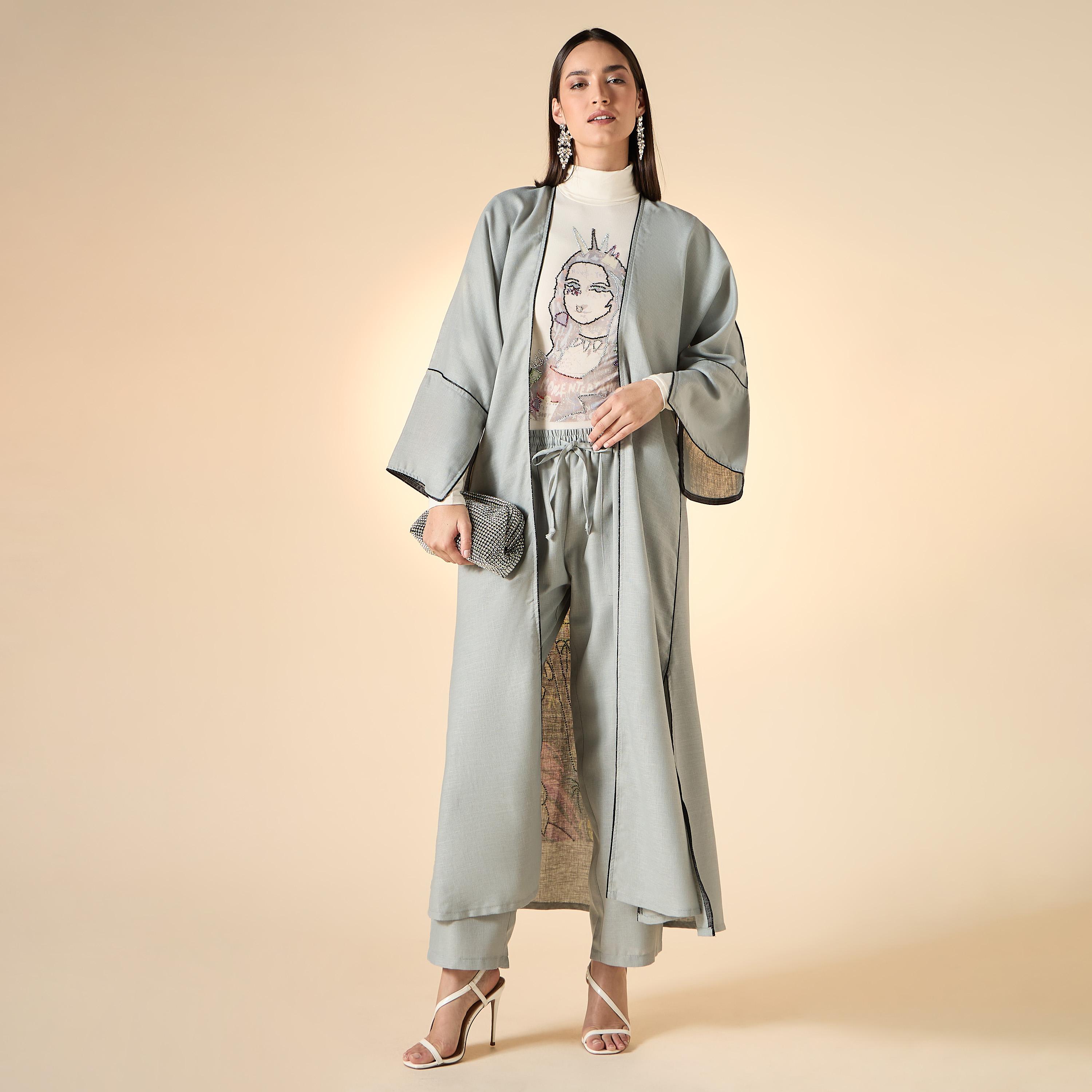 Hadiyath Al Madinah 4-Piece Embellished Abaya Set-women-arabicclothing-abayas-image-1