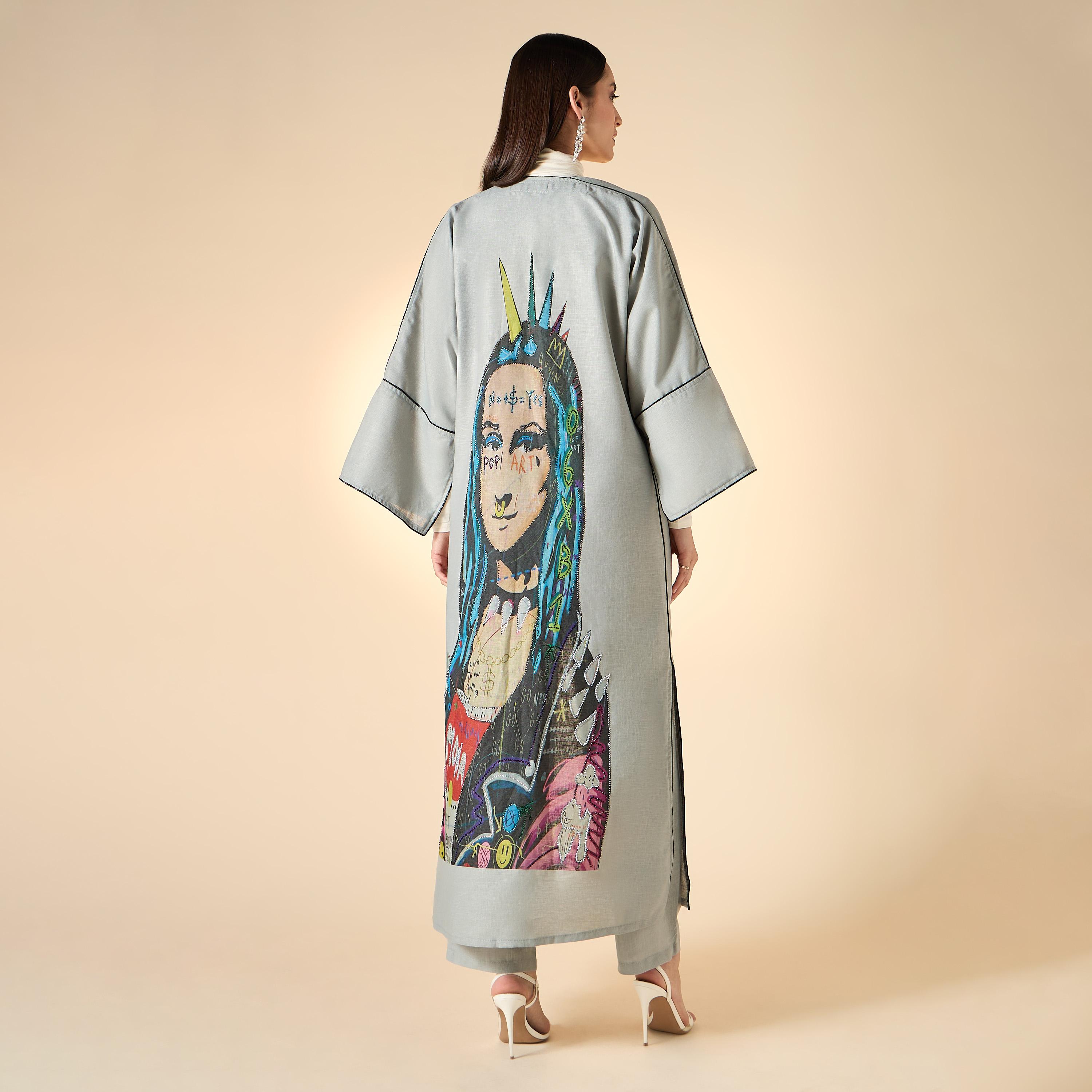 Hadiyath Al Madinah 4-Piece Embellished Abaya Set-women-arabicclothing-abayas-image-6