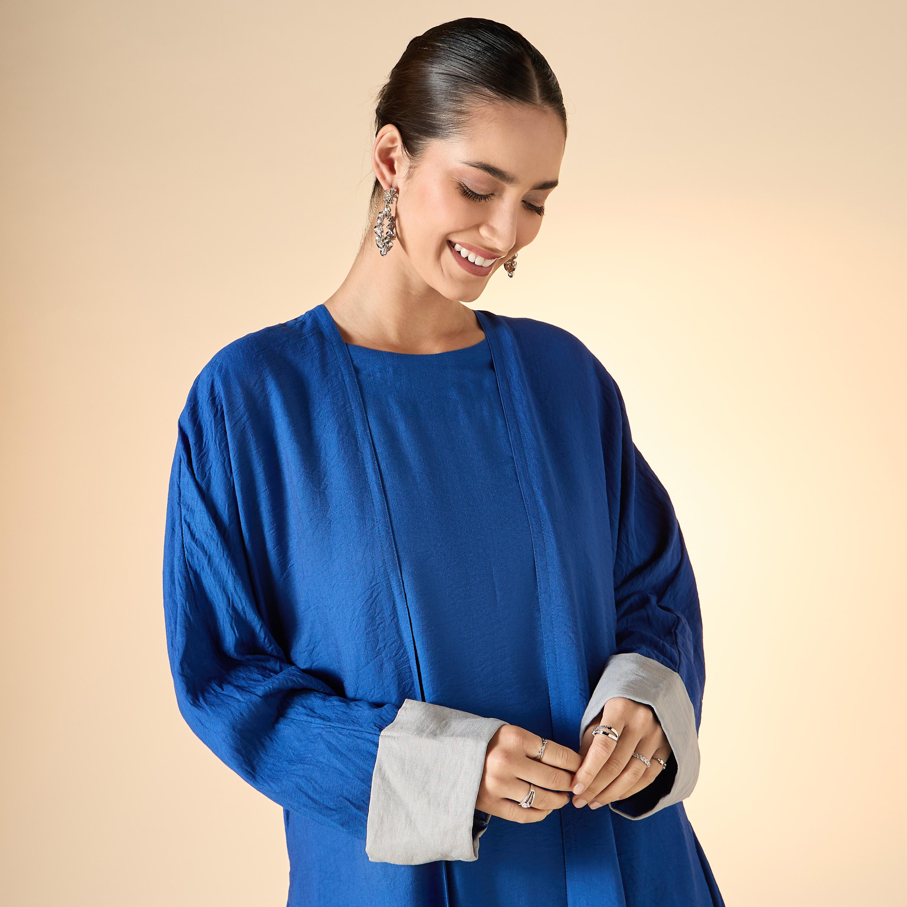 Hadiyath Al Madinah 3-Piece Colourblock Abaya Set-women-arabicclothing-abayas-image-5