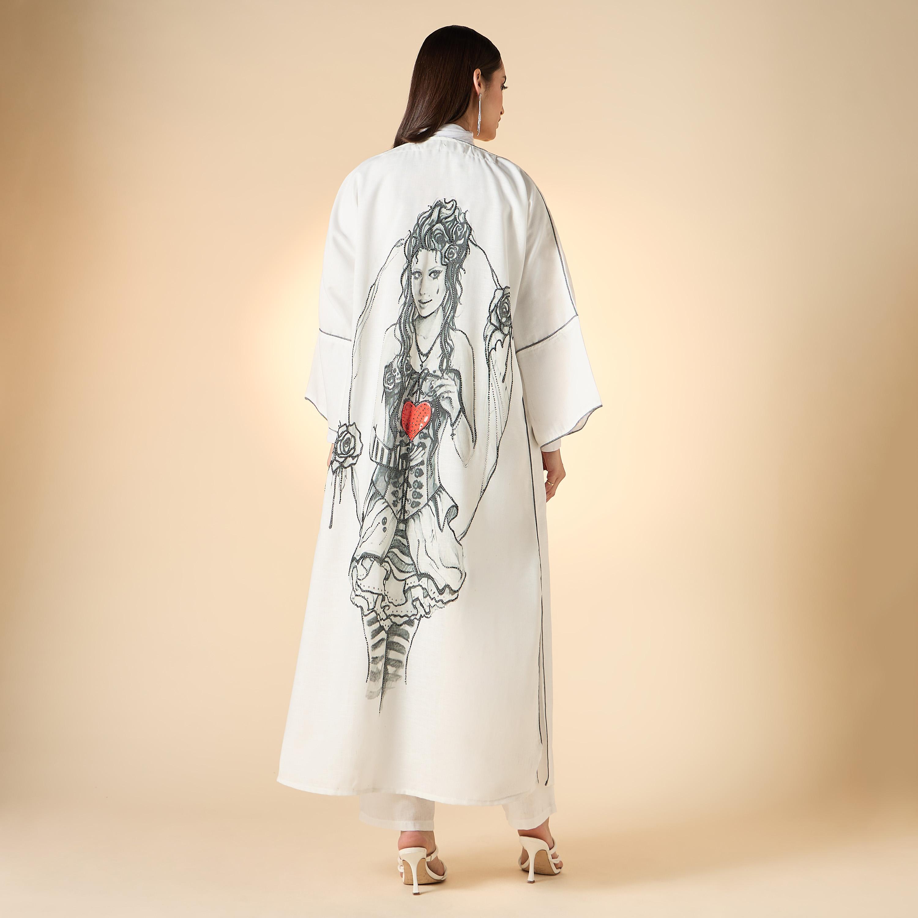 Hadiyath Al Madinah Embellished 4-Piece Abaya Set-women-arabicclothing-abayas-image-6