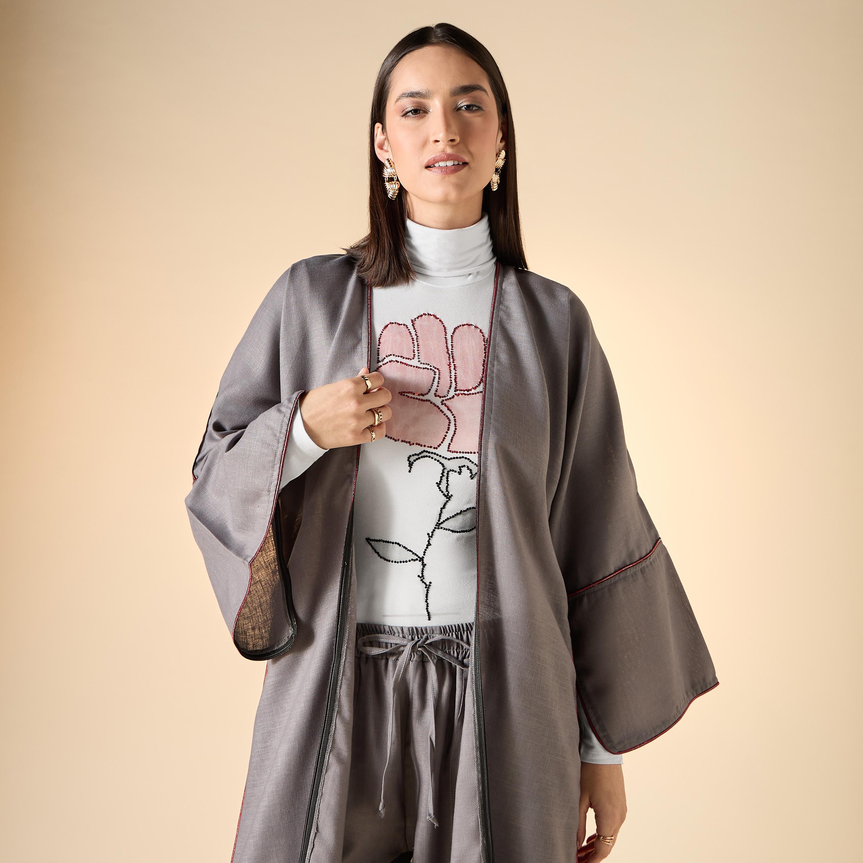 Hadiyath Al Madinah Embellished 4-Piece Abaya Set-women-arabicclothing-abayas-image-7