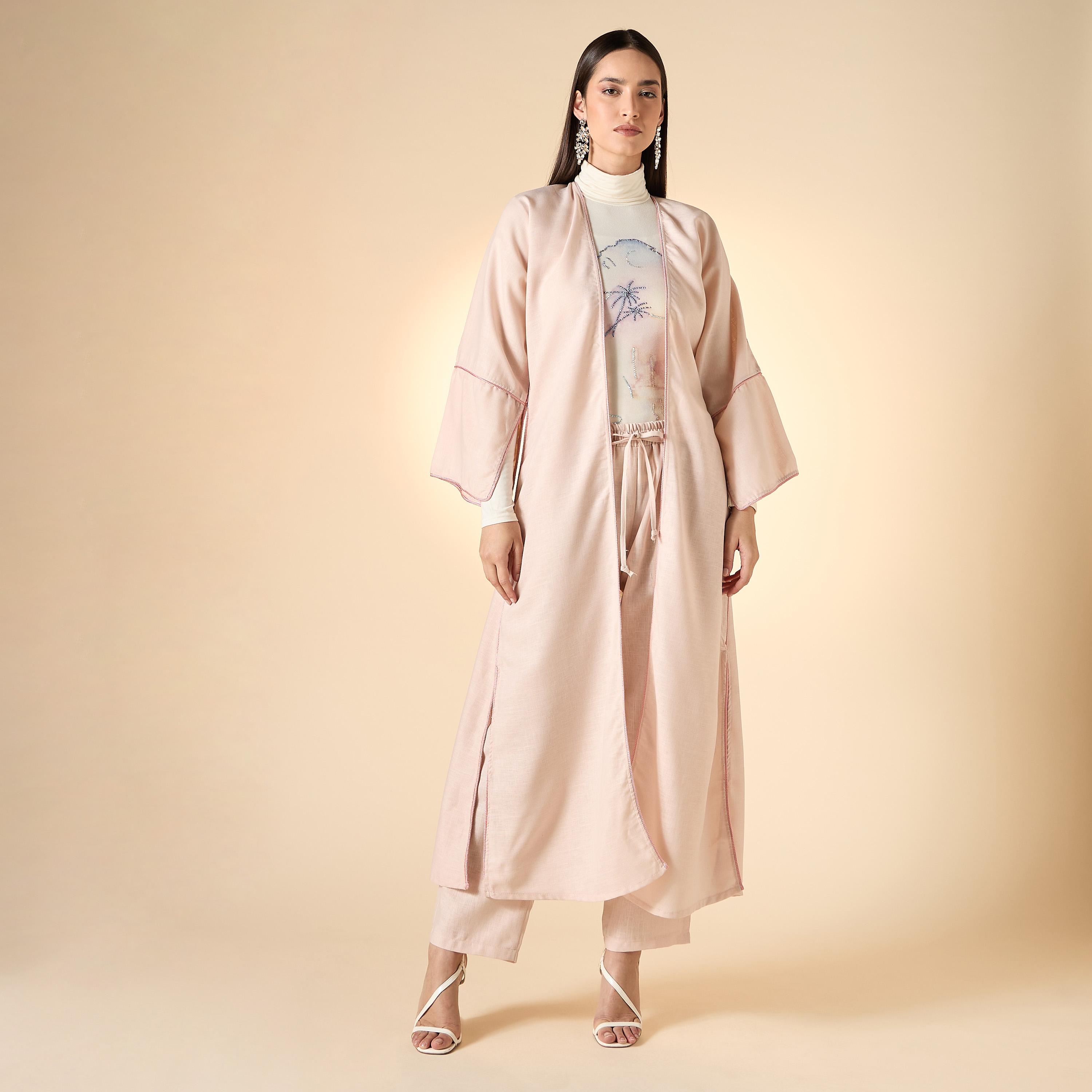 Hadiyath Al Madinah Embellished 4-Piece Abaya Set-women-arabicclothing-abayas-image-1