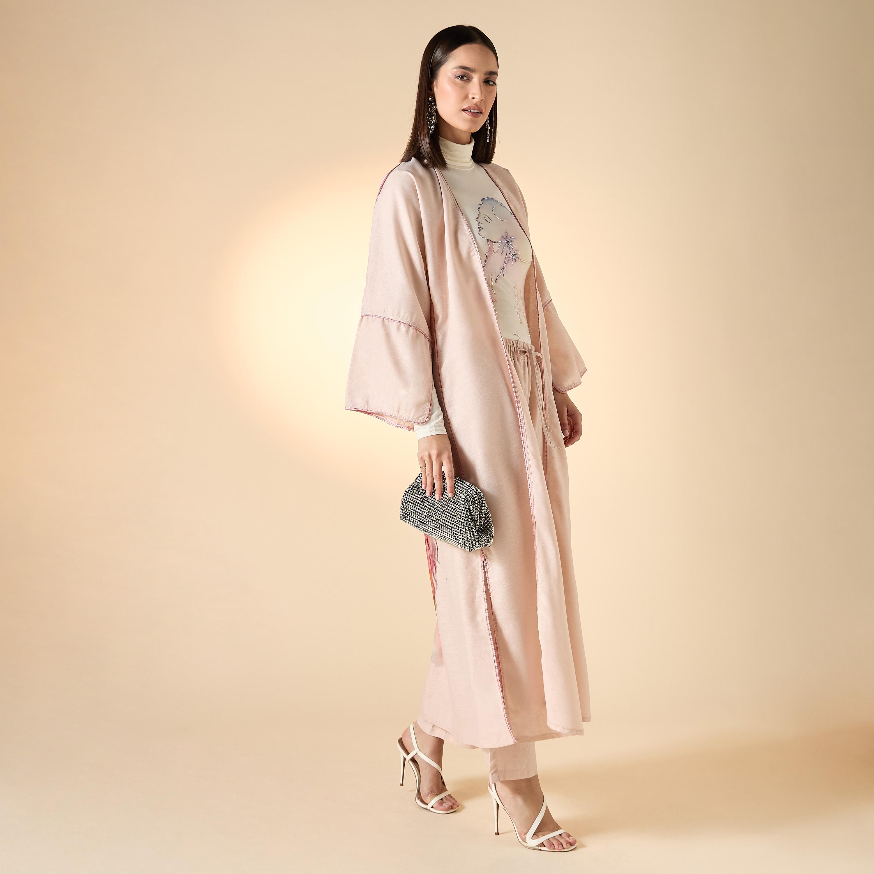 Hadiyath Al Madinah Embellished 4-Piece Abaya Set-women-arabicclothing-abayas-image-2