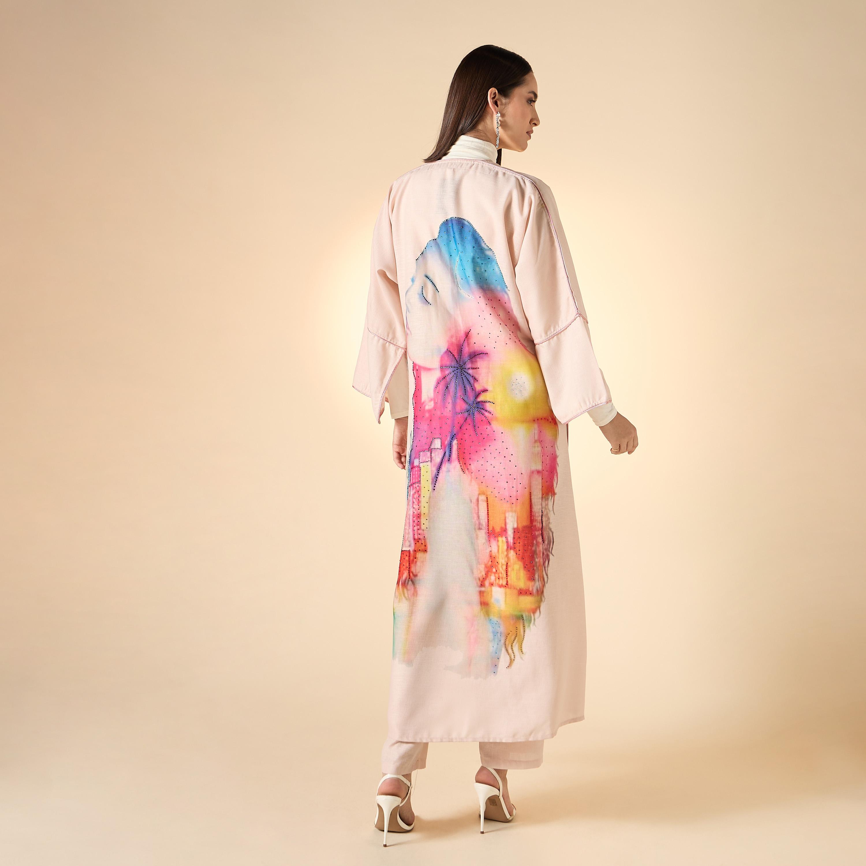 Hadiyath Al Madinah Embellished 4-Piece Abaya Set-women-arabicclothing-abayas-image-6