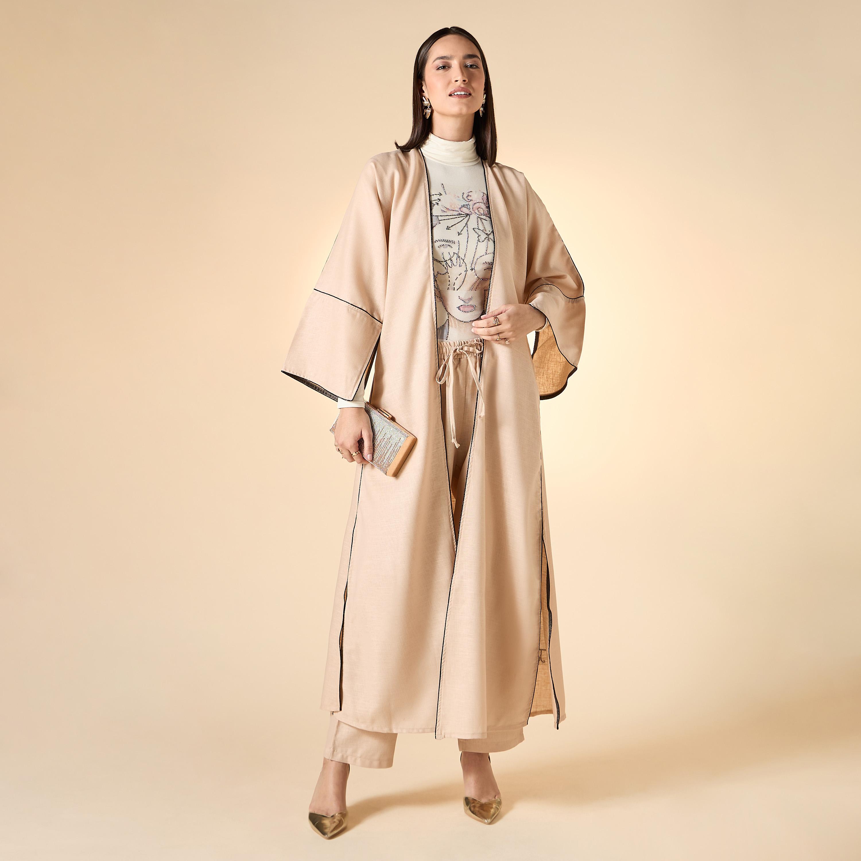 Hadiyath Al Madinah Embellished 4-Piece Abaya Set-women-arabicclothing-abayas-image-2
