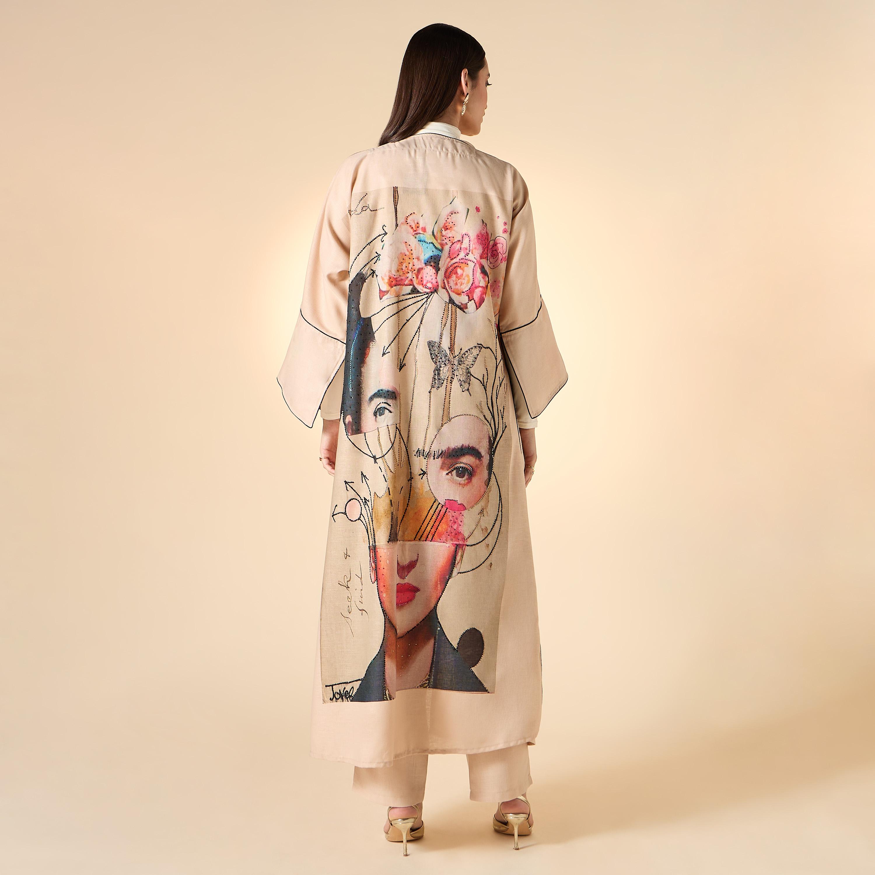 Hadiyath Al Madinah Embellished 4-Piece Abaya Set-women-arabicclothing-abayas-image-6