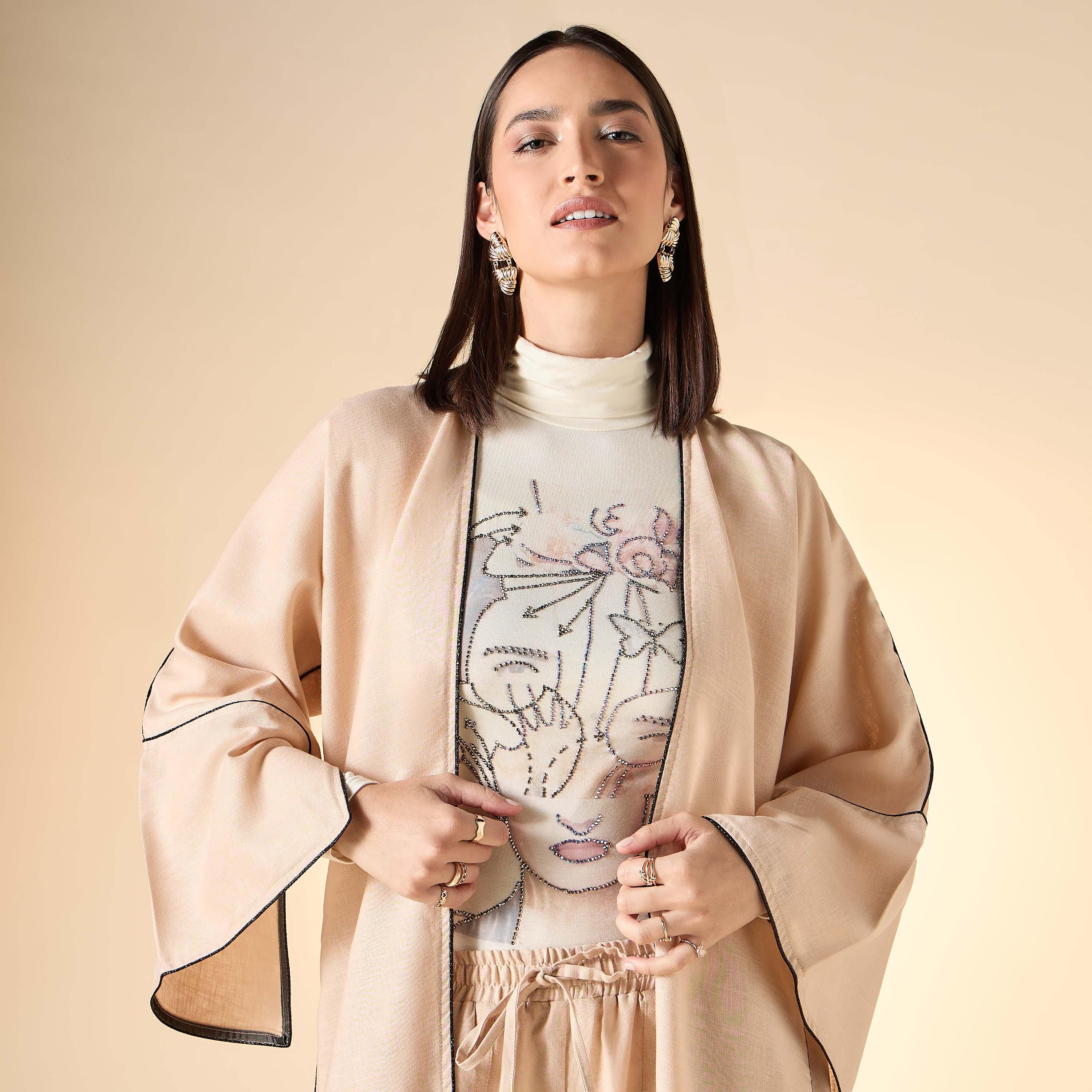 Hadiyath Al Madinah Embellished 4-Piece Abaya Set-women-arabicclothing-abayas-image-7