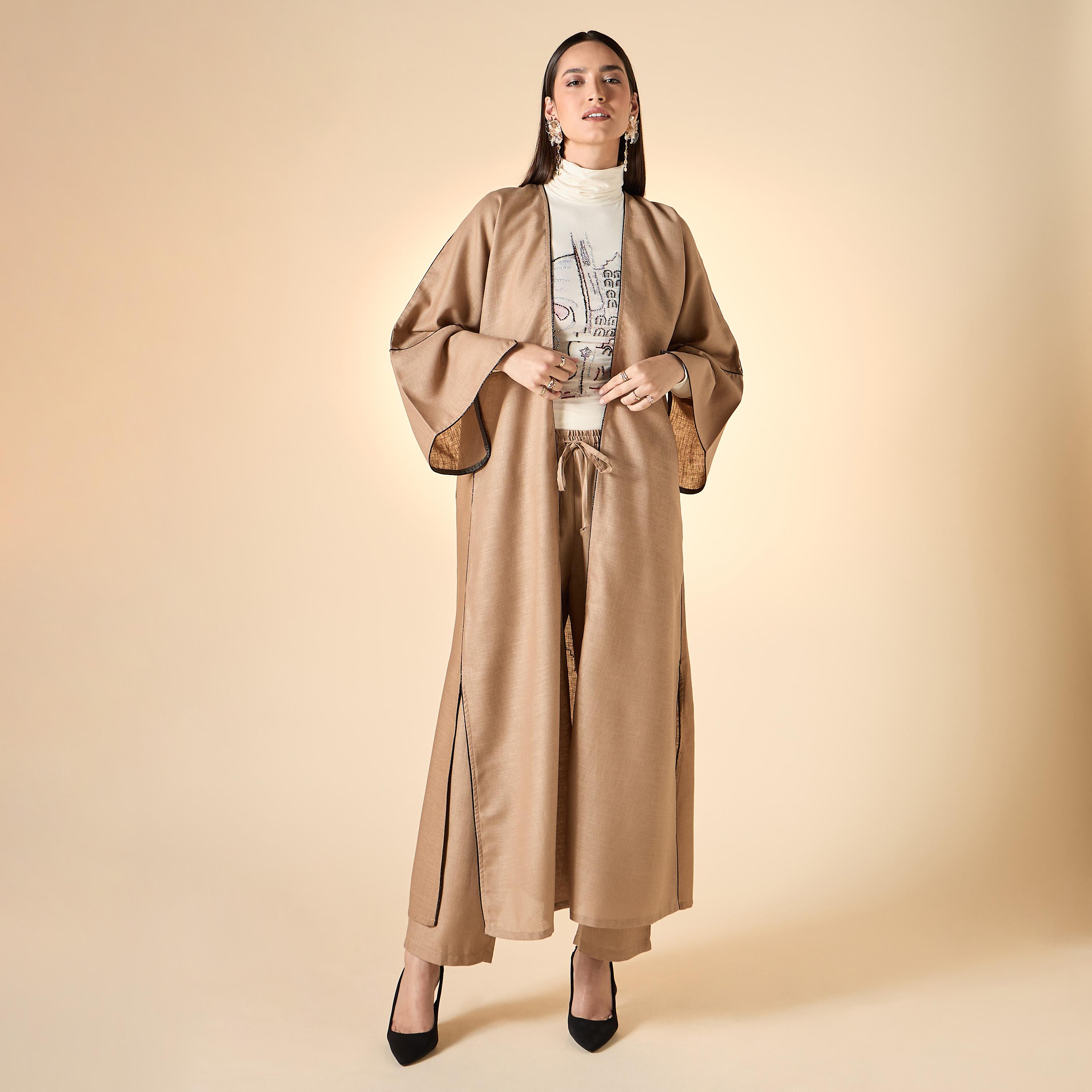 Hadiyath Al Madinah 4-Piece Embellished Abaya Set-women-arabicclothing-abayas-image-1