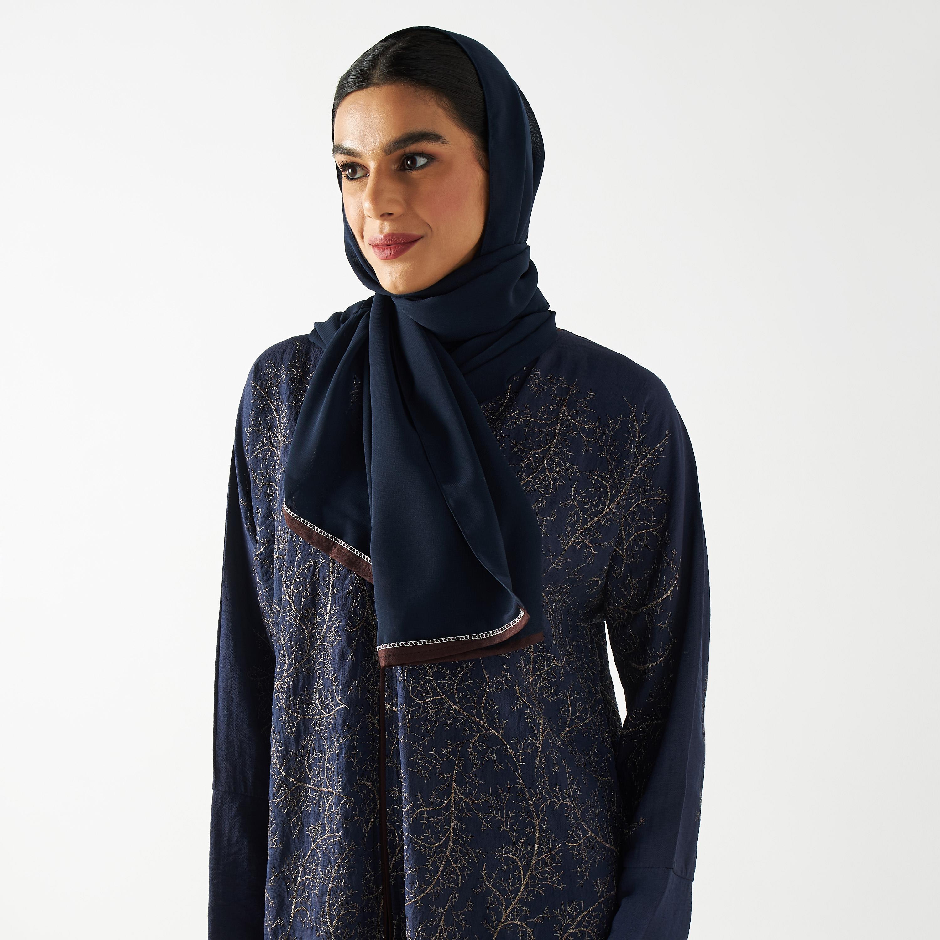 Embroidered Abaya with Hijab-women-arabicclothing-abayas-image-3