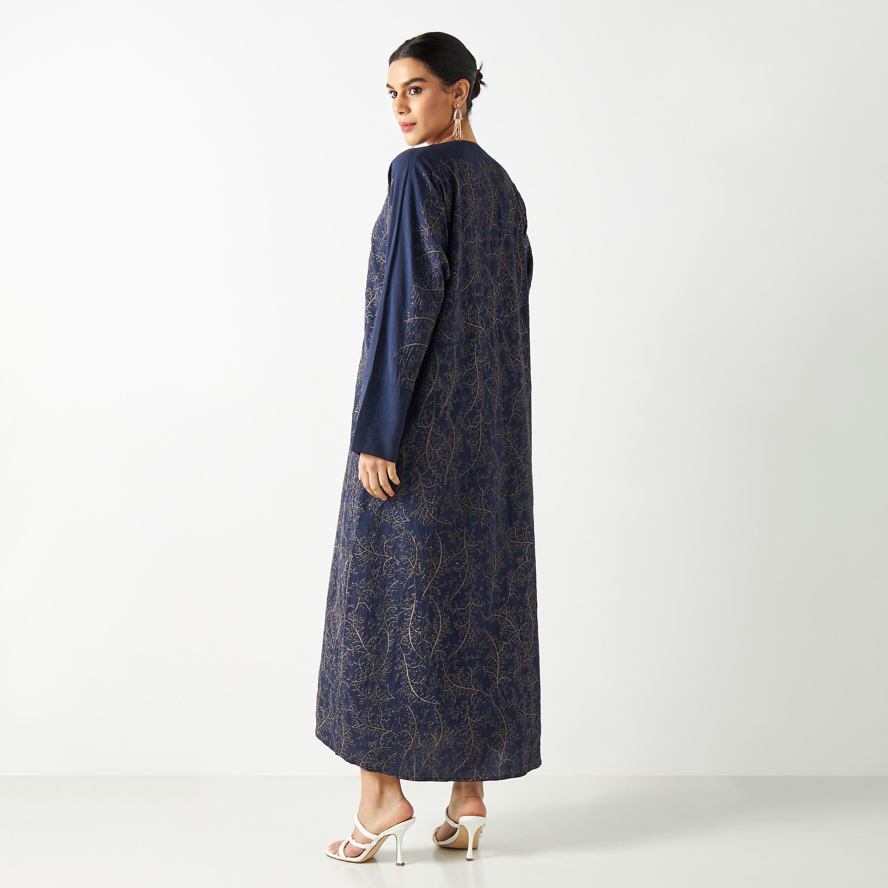 Embroidered Abaya with Hijab-women-arabicclothing-abayas-image-6
