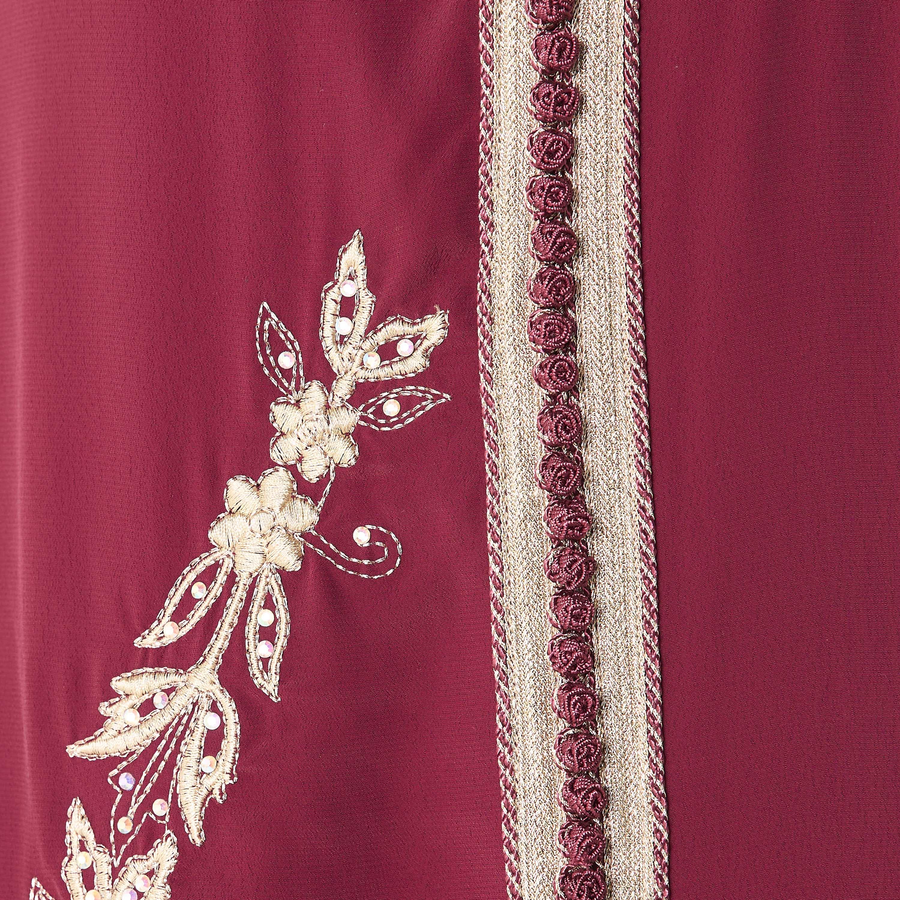 Hadiyath Al Madinah Embroidered Jalabiya with Lace Detail-women-arabicclothing-jalabiyas-image-6