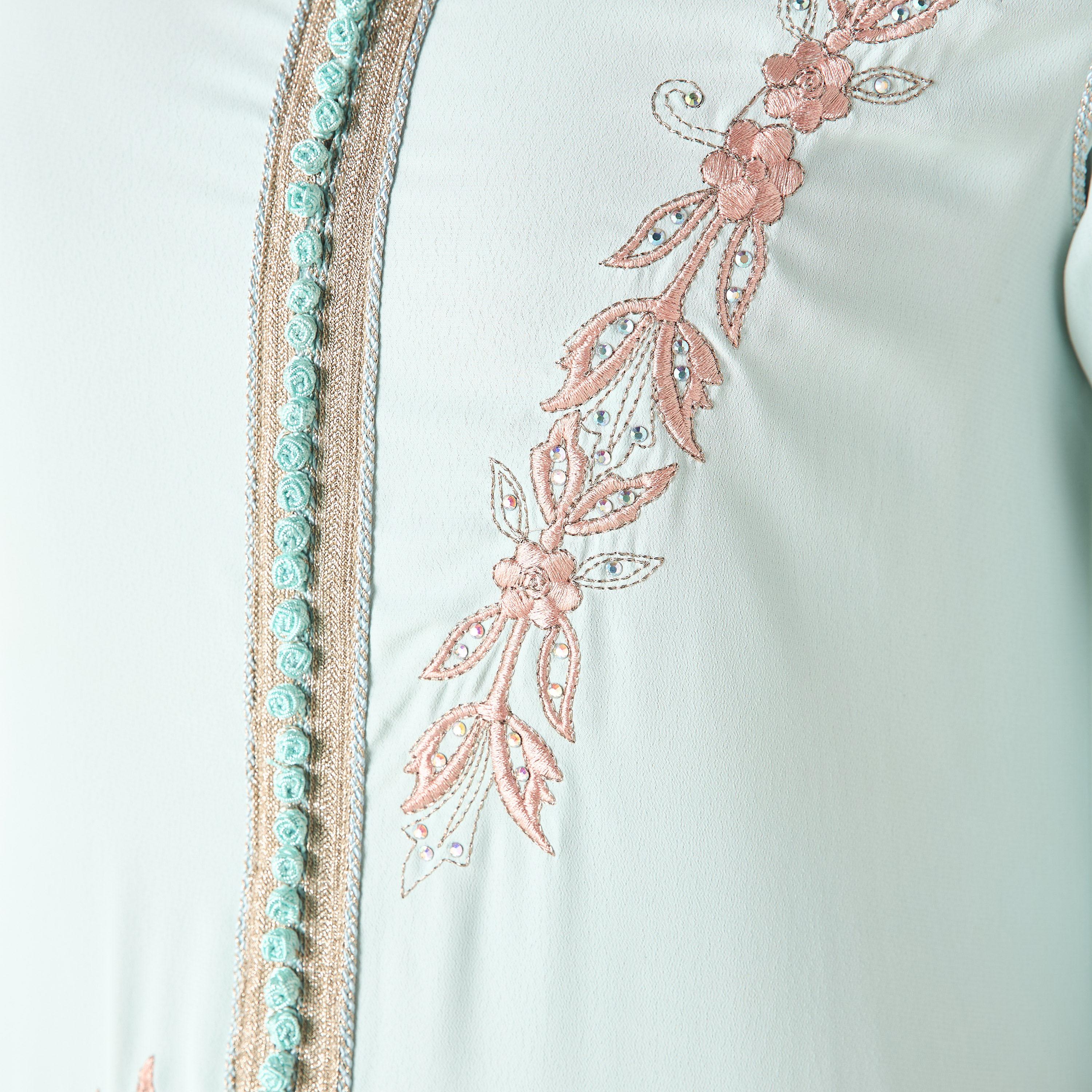 Hadiyath Al Madinah Embroidered Jalabiya with Lace Detail-women-arabicclothing-jalabiyas-image-3
