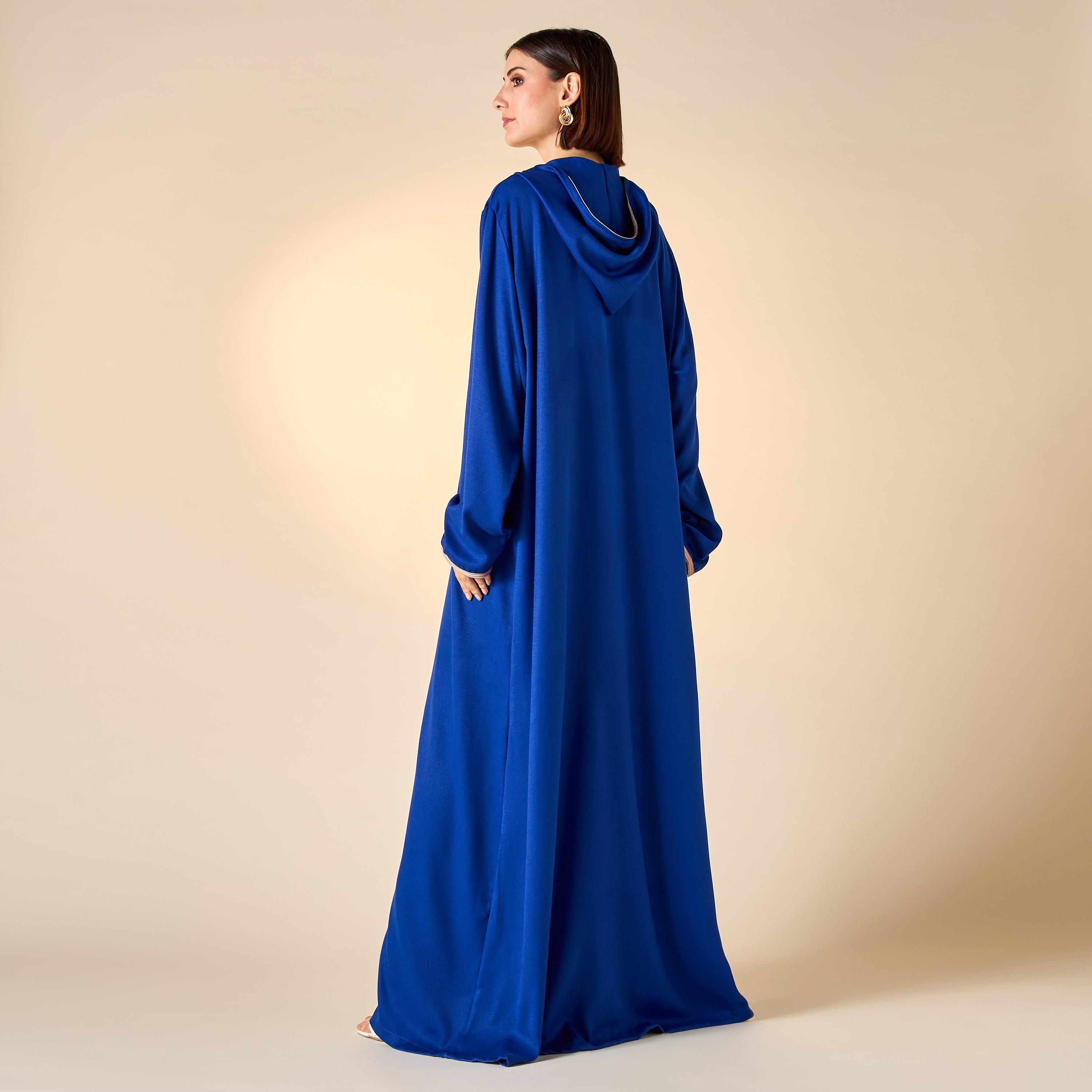 Hadiyath Al Madinah Embroidered Jalabiya with Hood-women-arabicclothing-jalabiyas-image-5