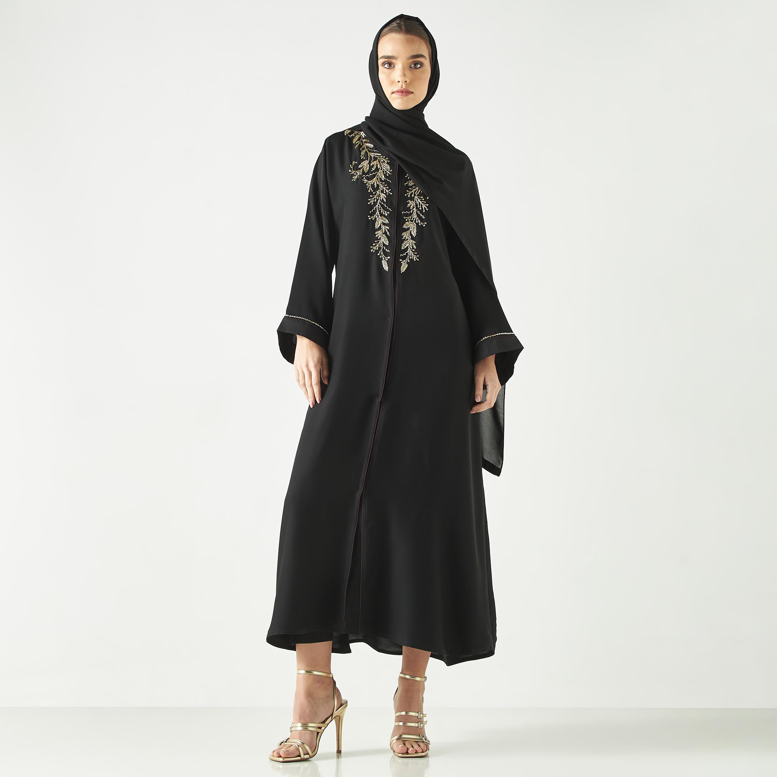 Hadiyath Al Madinah Embellished Abaya-women-arabicclothing-abayas-image-4