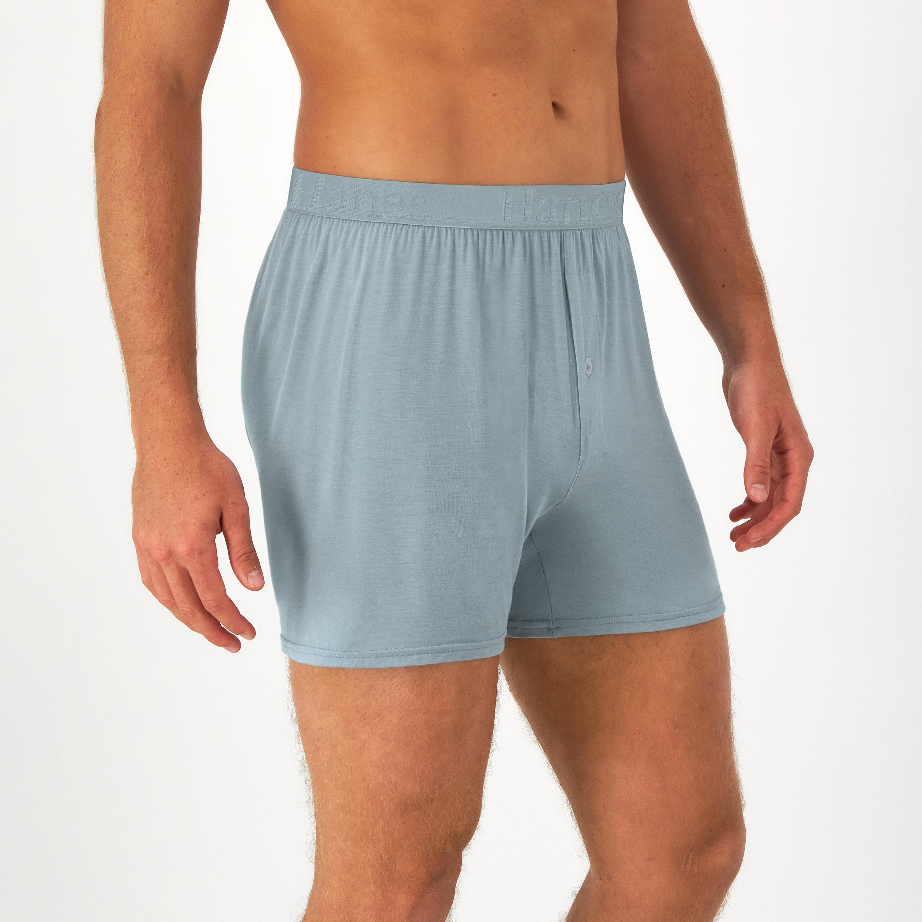 طقم سراويل "بوكسر بريفز" رجالي بخصر يحمل شعار الماركة - عبوة تشكيلة من 3 قطع من هينز-men-clothing-innerwear-underwear-image-3