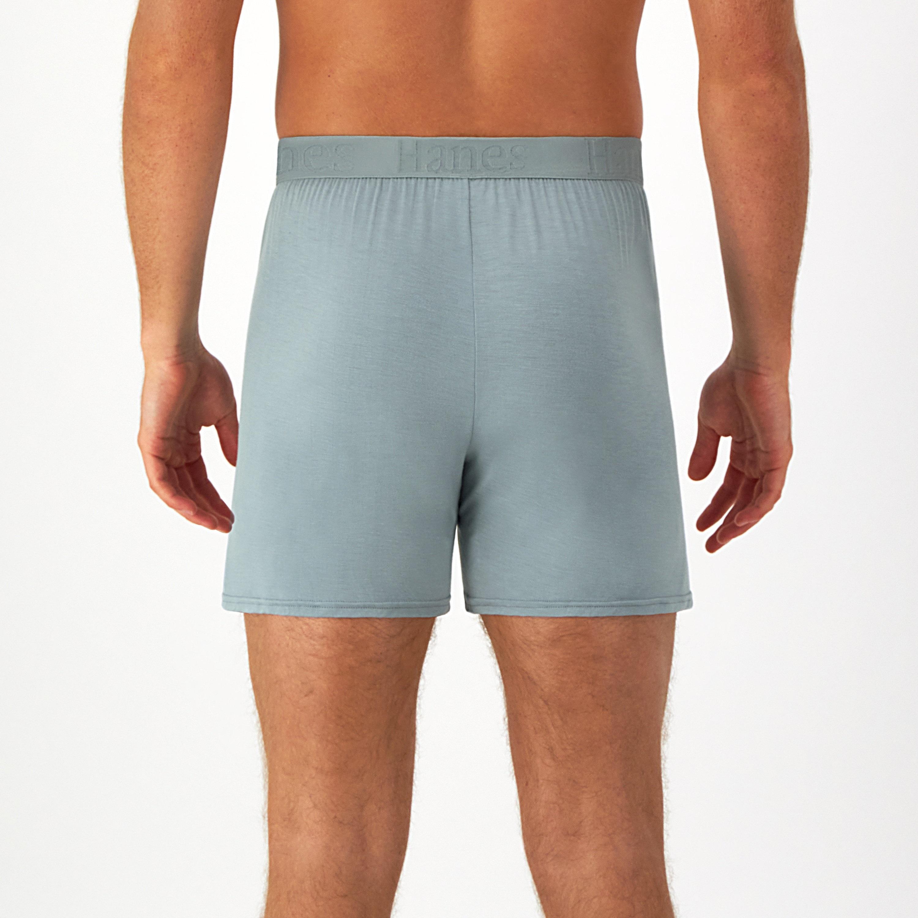 طقم سراويل "بوكسر بريفز" رجالي بخصر يحمل شعار الماركة - عبوة تشكيلة من 3 قطع من هينز-men-clothing-innerwear-underwear-image-4